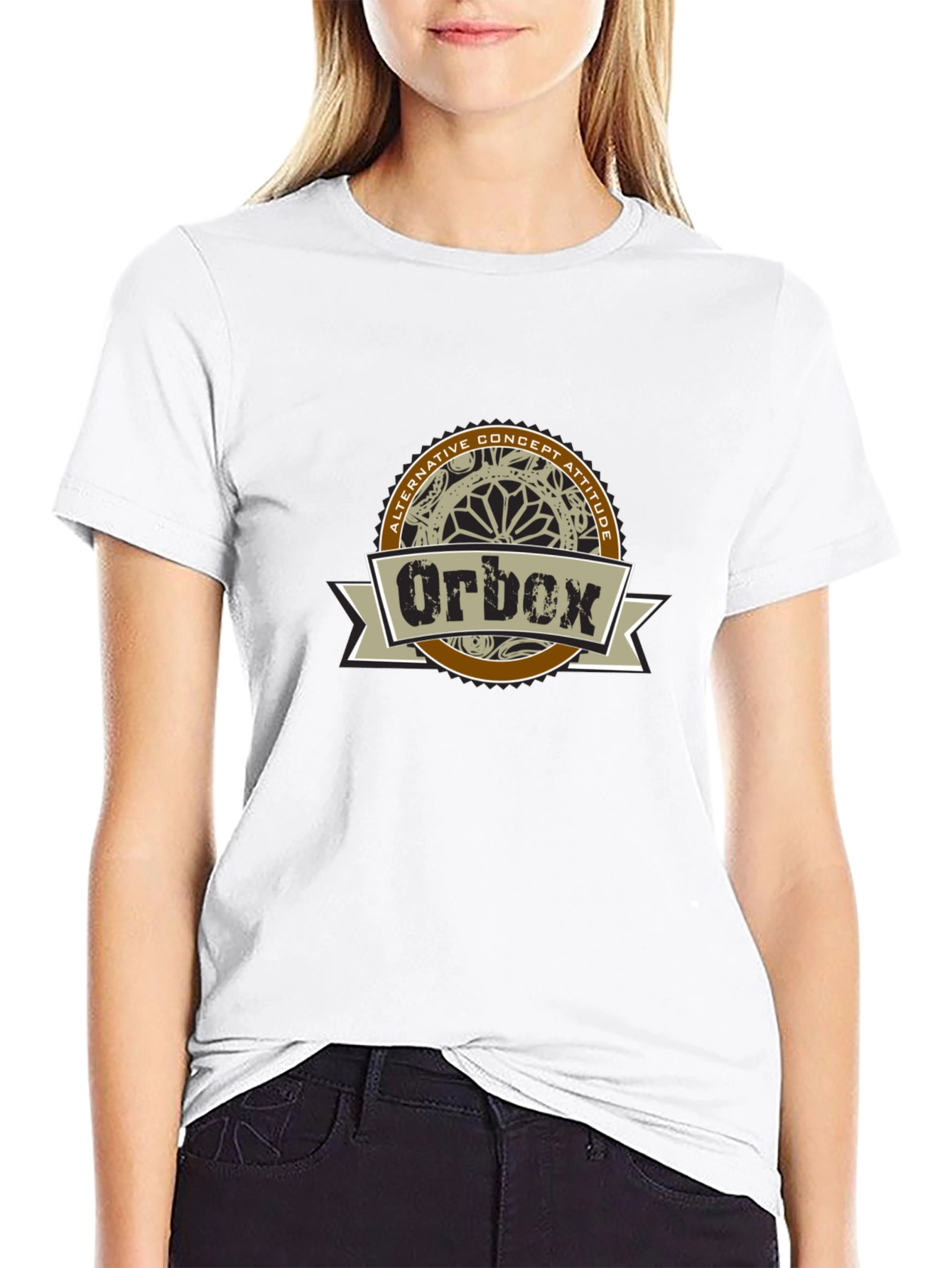Orbox Alternative Concept Attitude Graphic T-Shirt