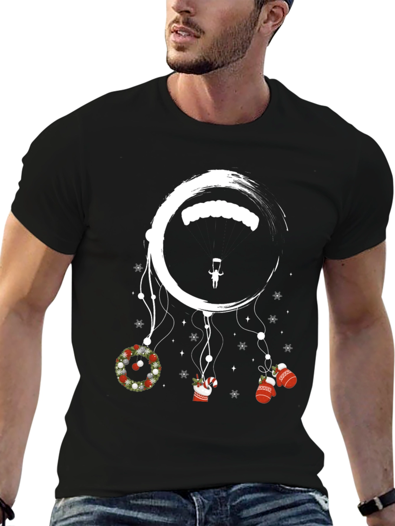 Christmas Parachute Dream T-Shirt