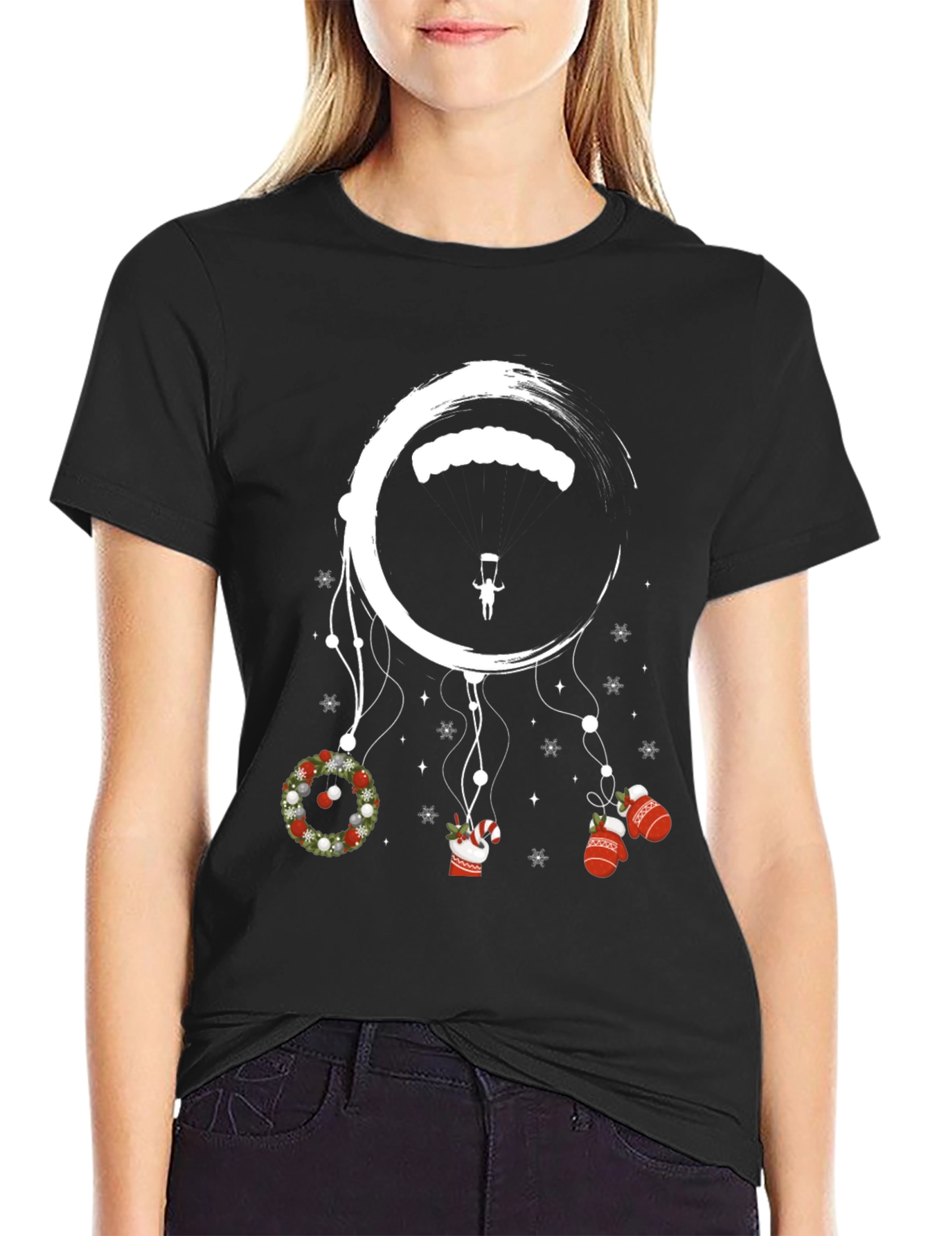 Christmas Parachute Dream T-Shirt