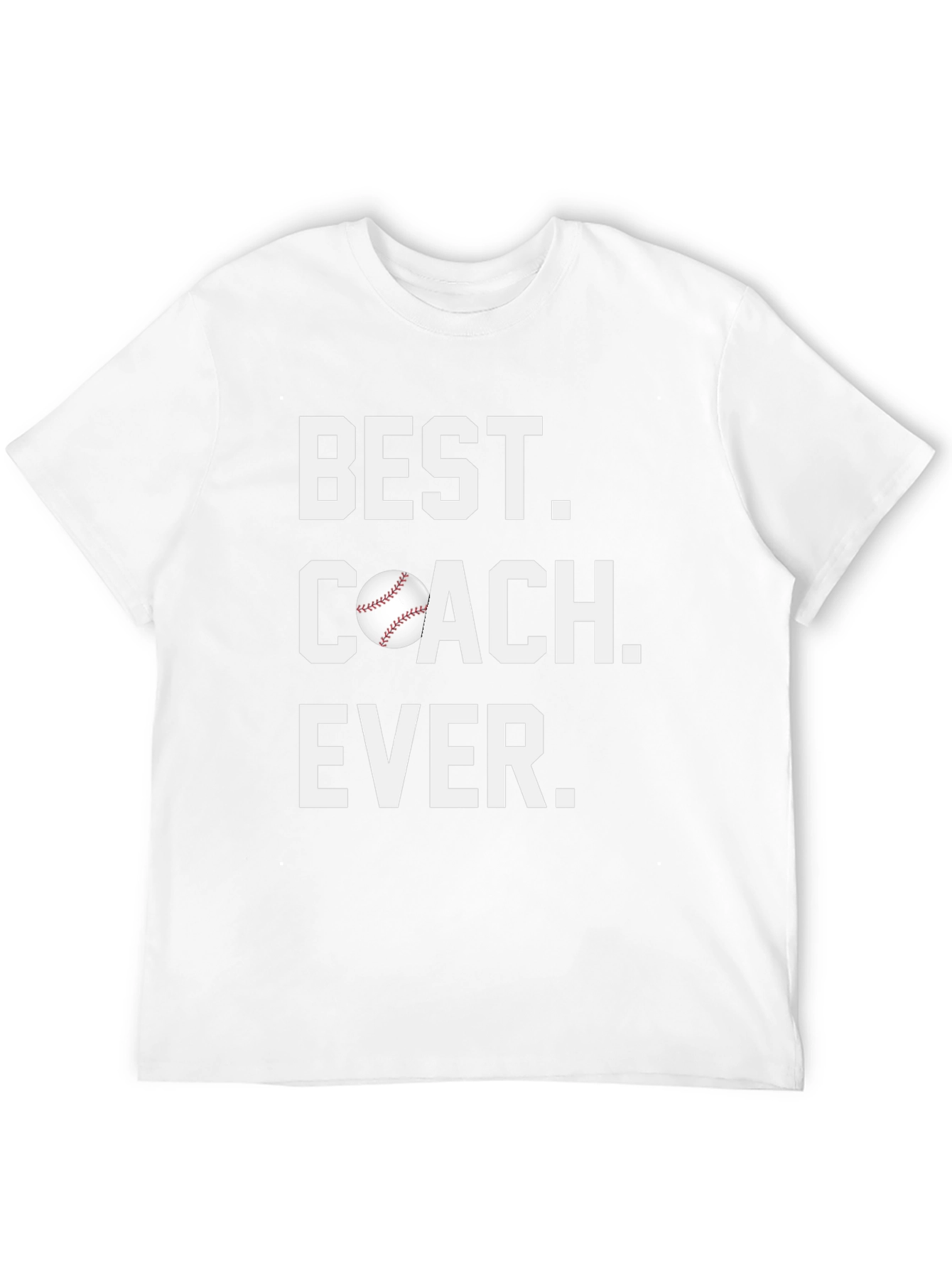 Best Coach Ever Baseball T-Shirt
