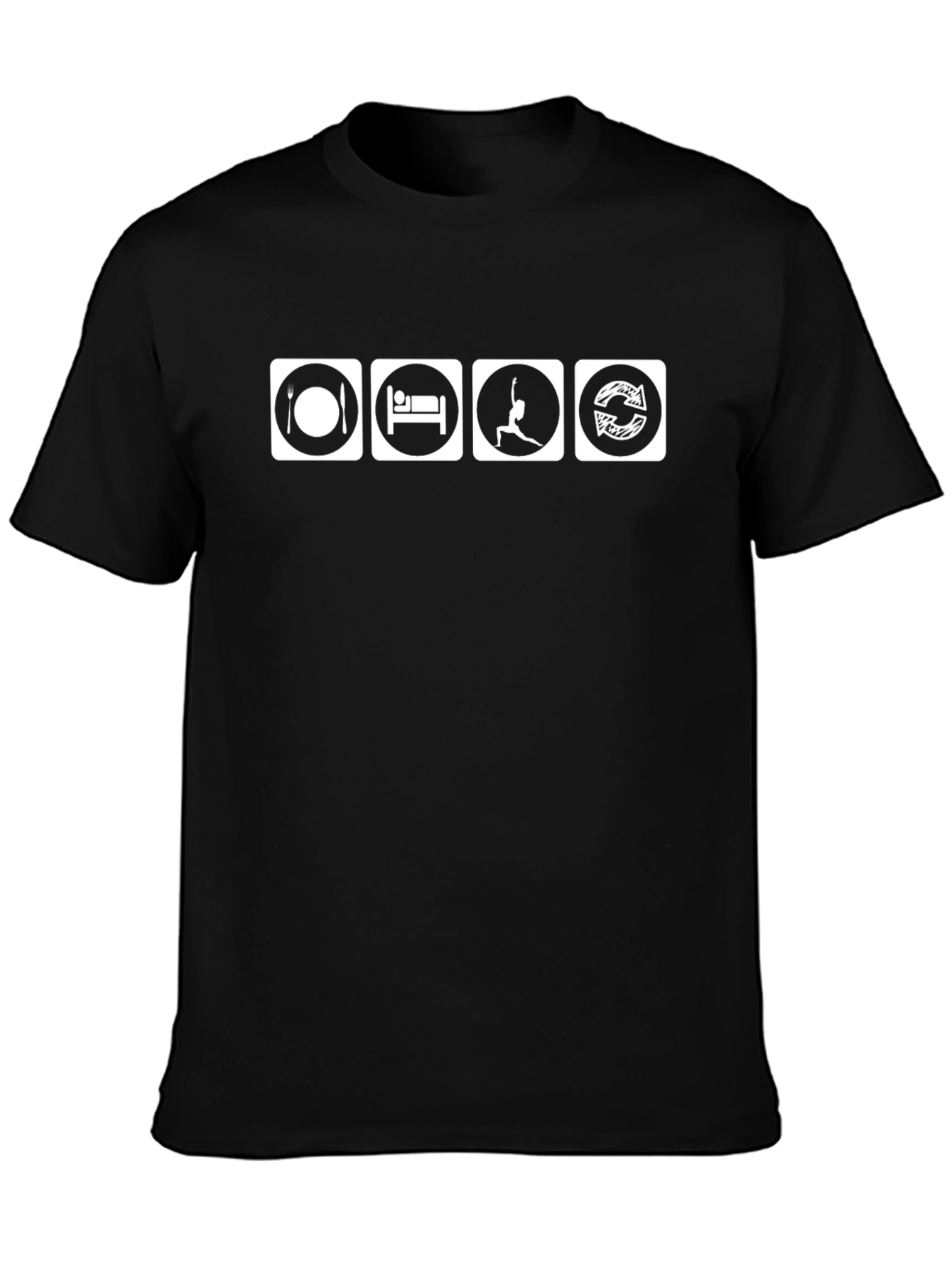 Eat Sleep Yoga Repeat T-Shirt