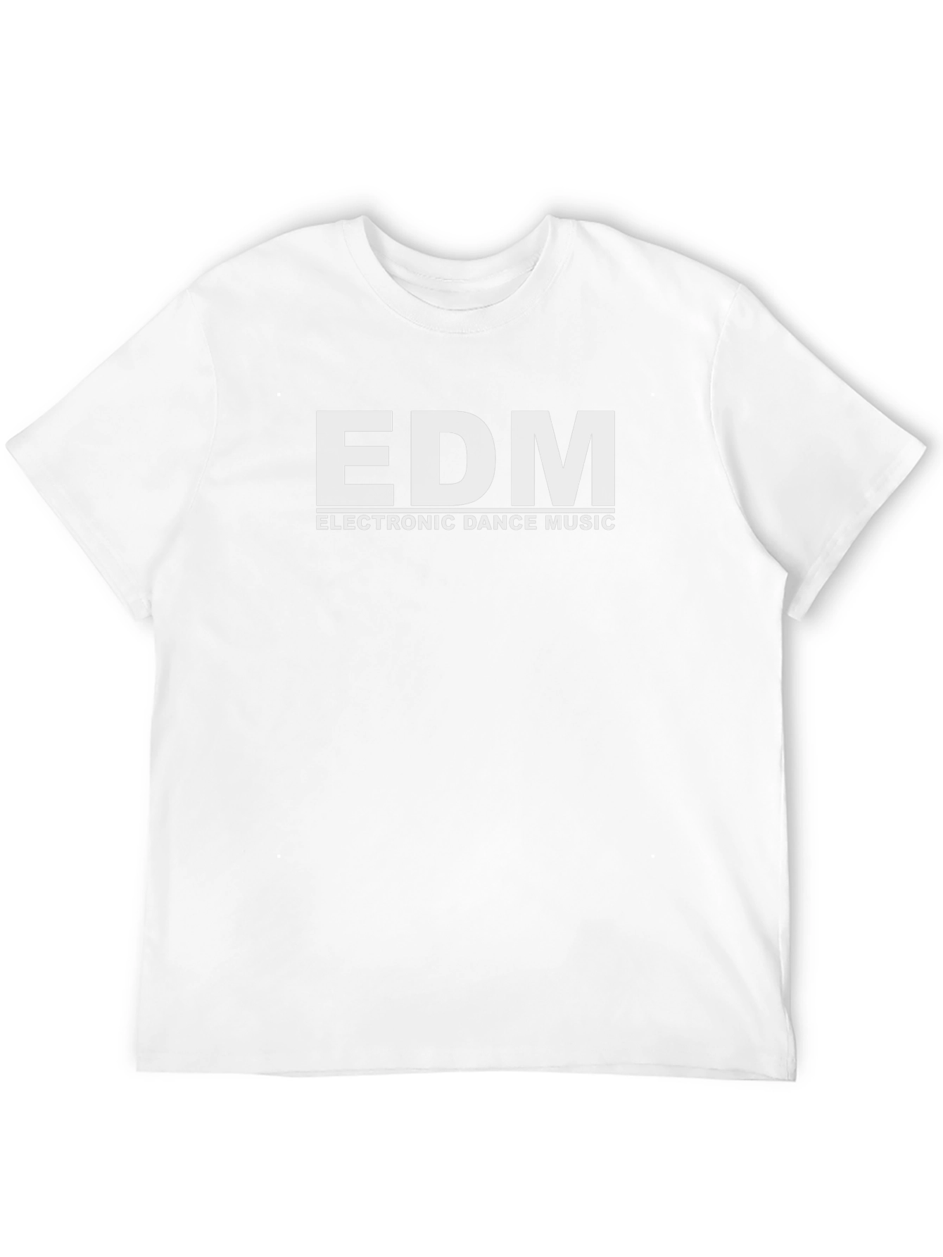 EDM Electronic Dance Music Graphic T-Shirt - Black