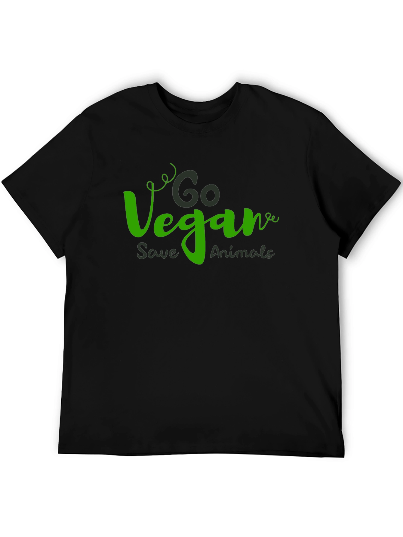 Go Vegan Save Animals Graphic Tee