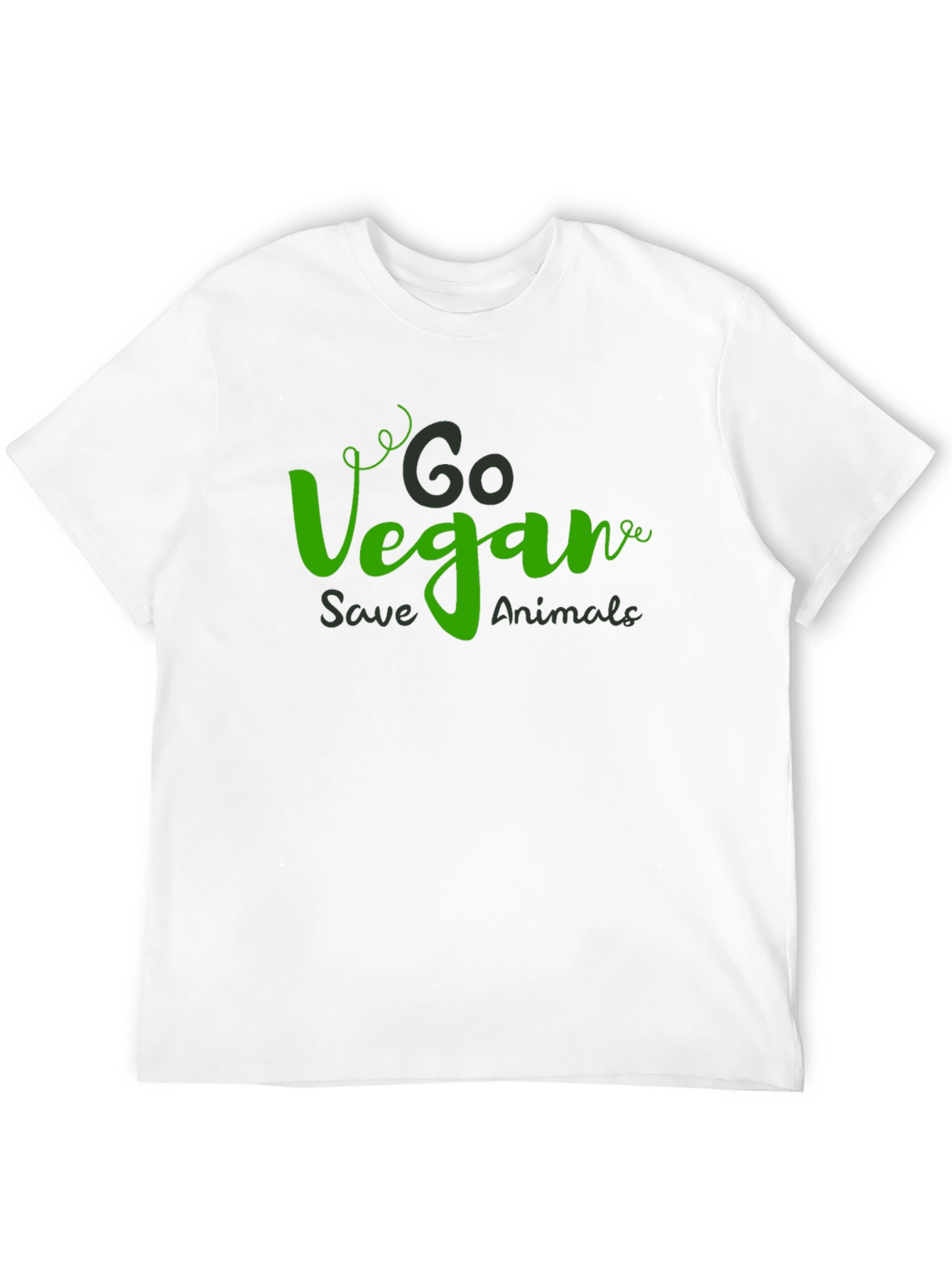 Go Vegan Save Animals Graphic Tee