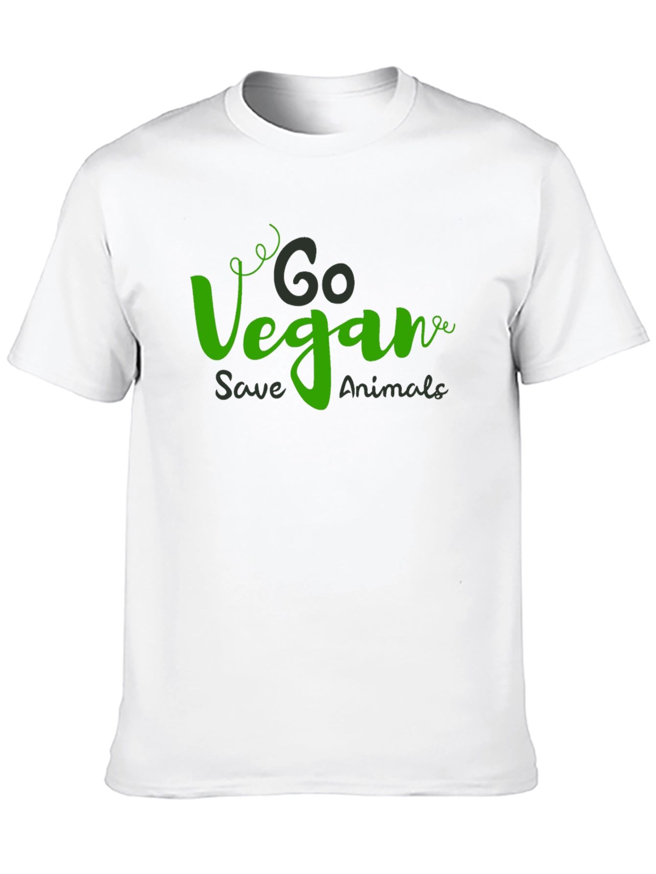 Go Vegan Save Animals Graphic Tee