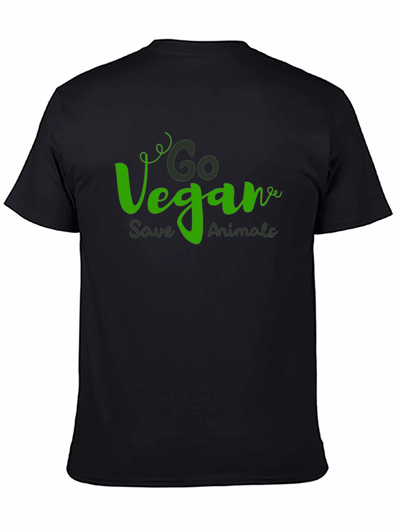 Go Vegan Save Animals Graphic Tee