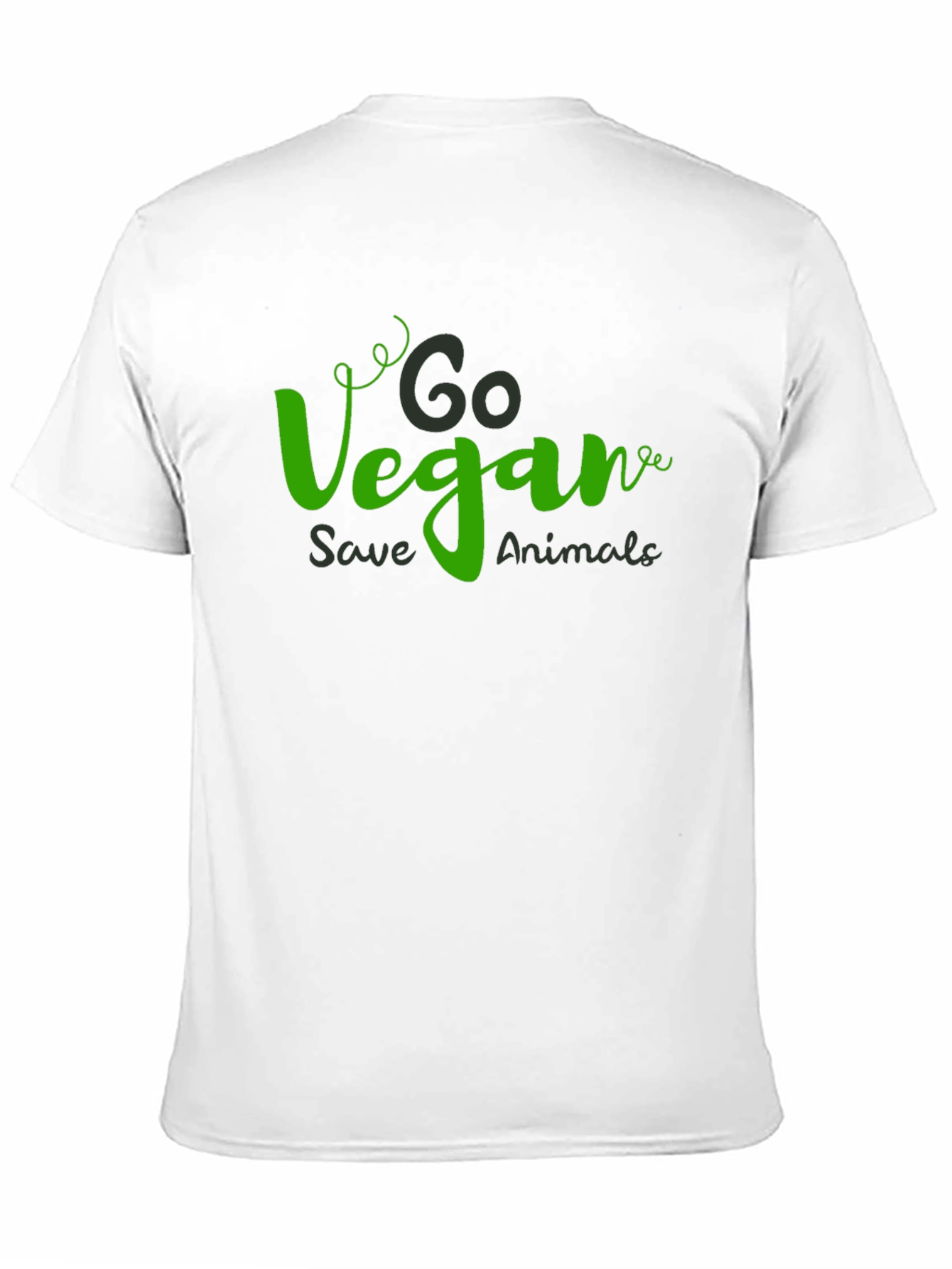 Go Vegan Save Animals Graphic Tee