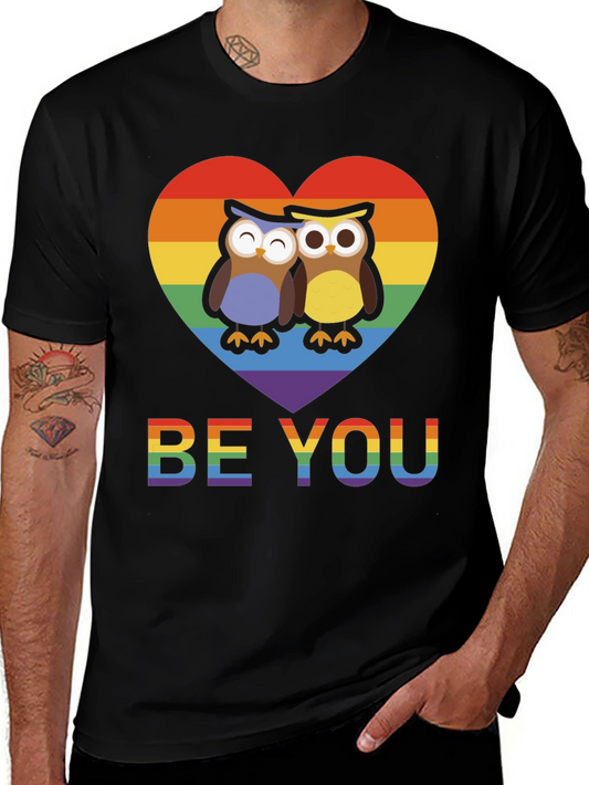 LGBTQ+ Owl Be You Pride T-Shirt