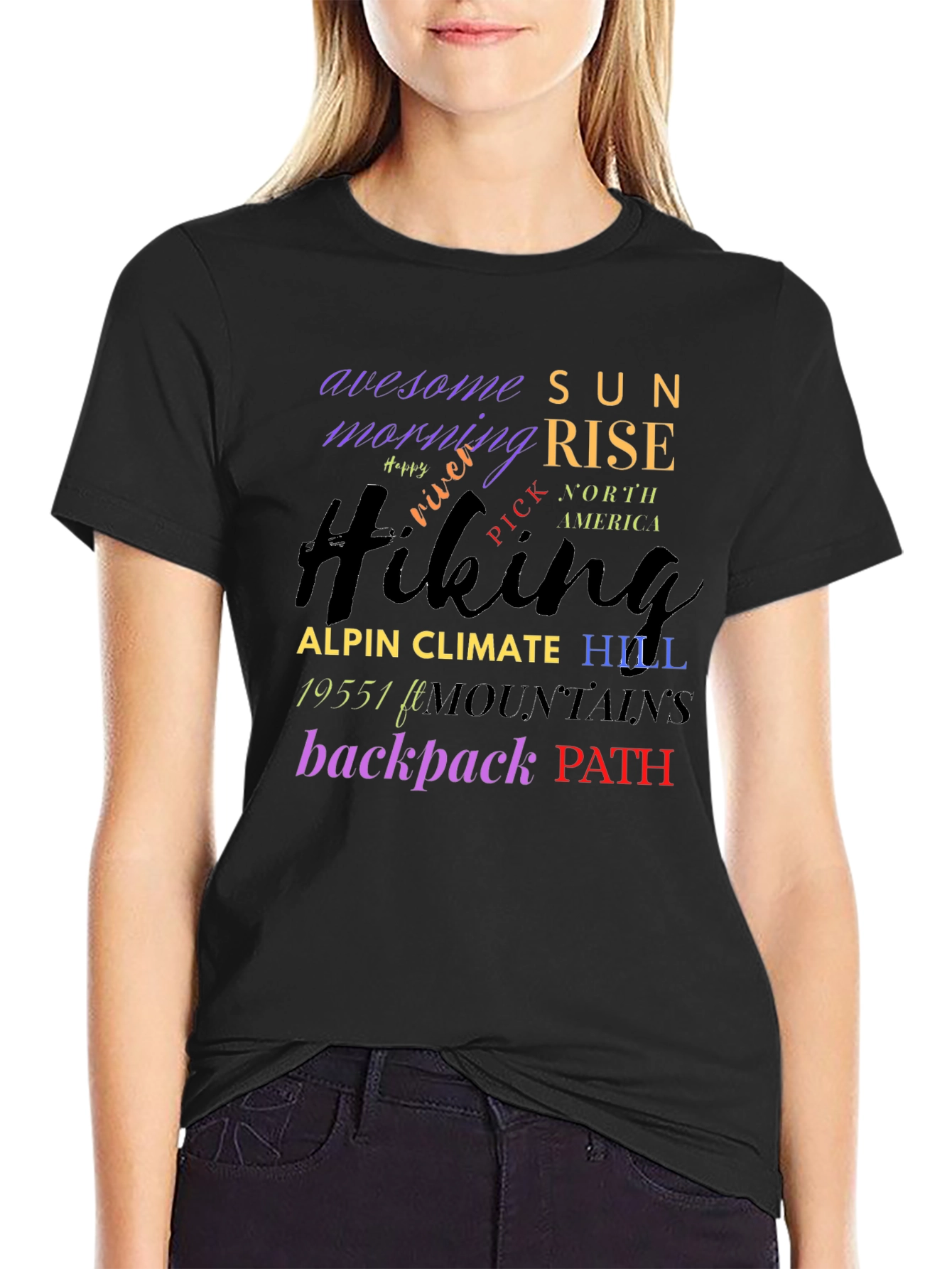 Hiking Adventure Graphic T-Shirt