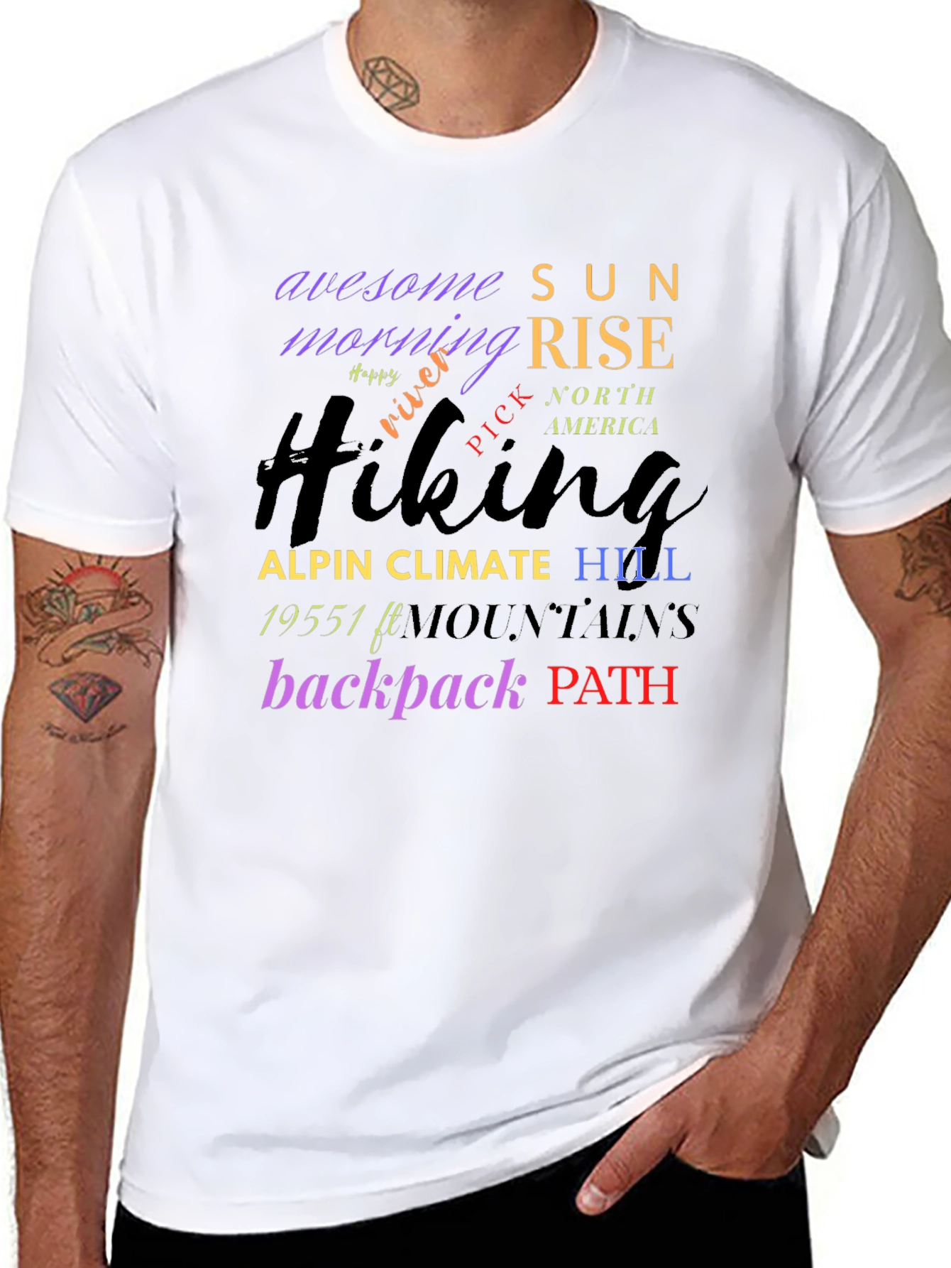 Hiking Adventure Graphic T-Shirt