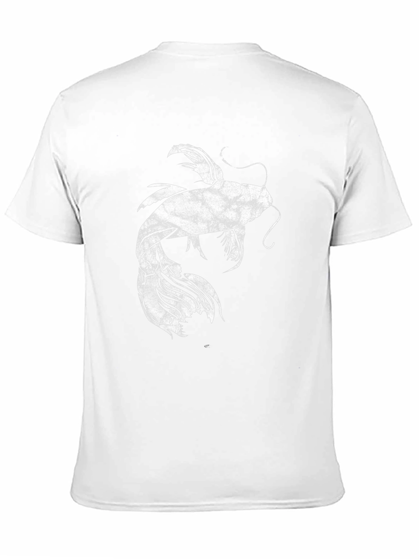 Koi Fish Graphic Tee - Stylish Mens Black T-Shirt