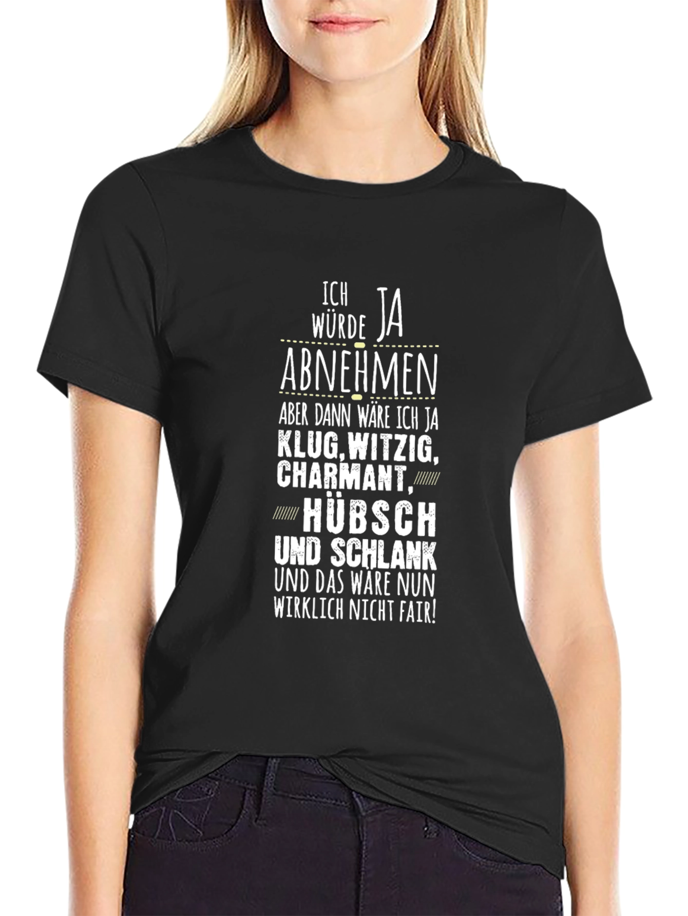 Funny German Quote T-Shirt - I Would Lose Weight