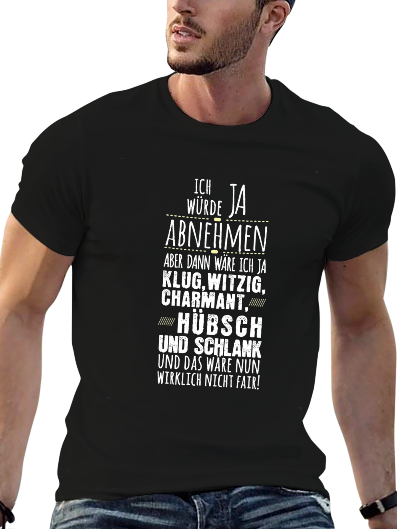Funny German Quote T-Shirt - I Would Lose Weight