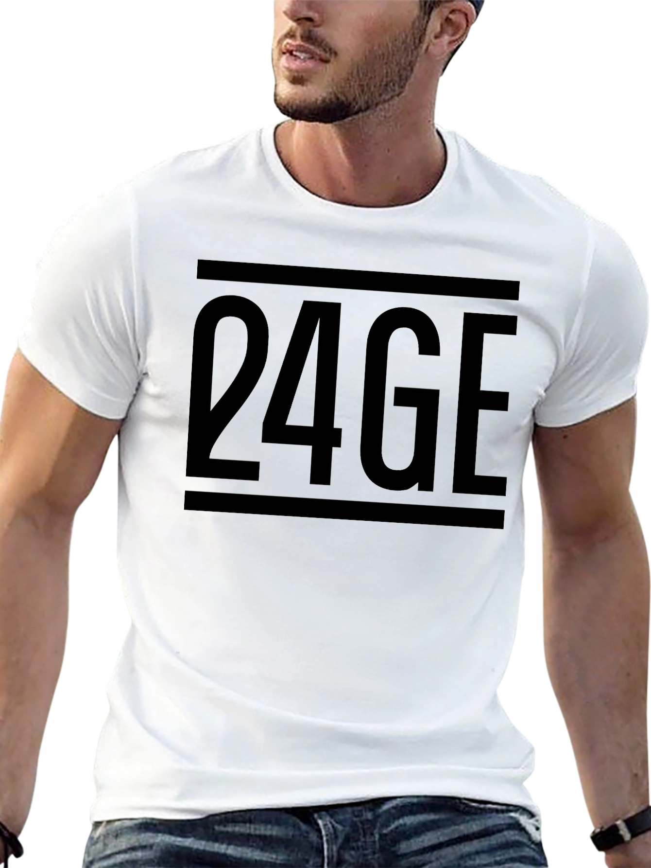 24GE Graphic Tee - Bold Statement Shirt