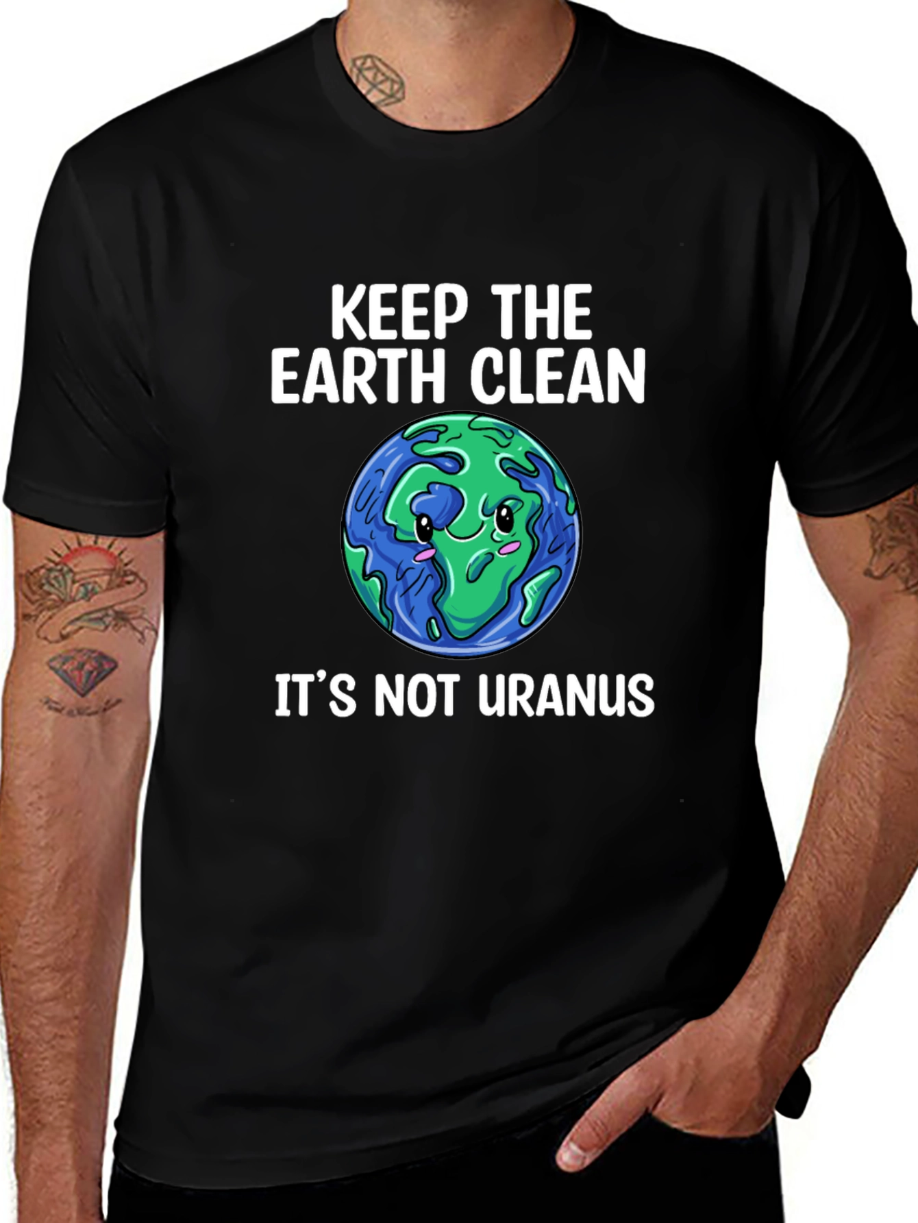 Keep The Earth Clean Graphic T-Shirt