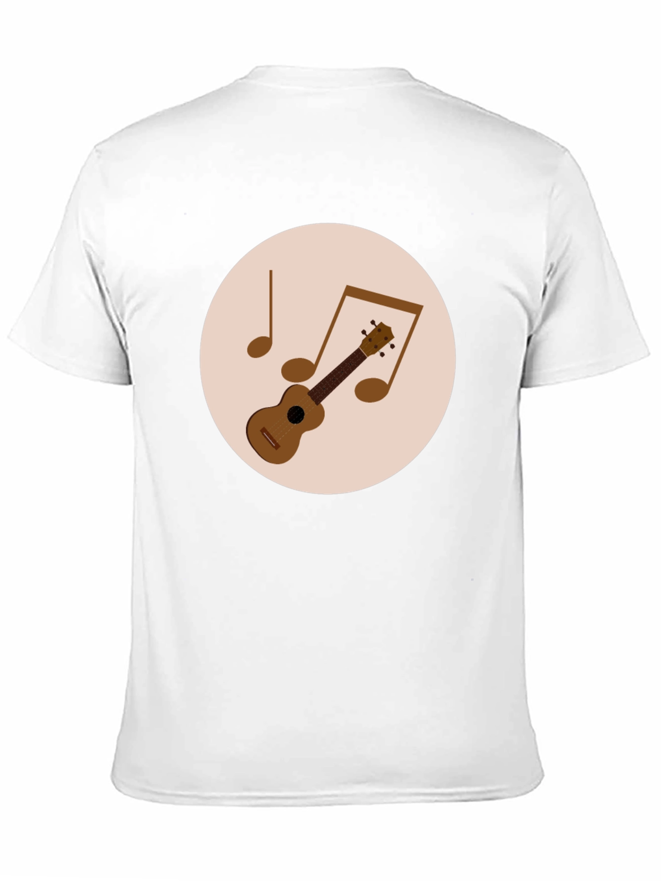 Ukulele Graphic Tee - Black Music Lover T-Shirt