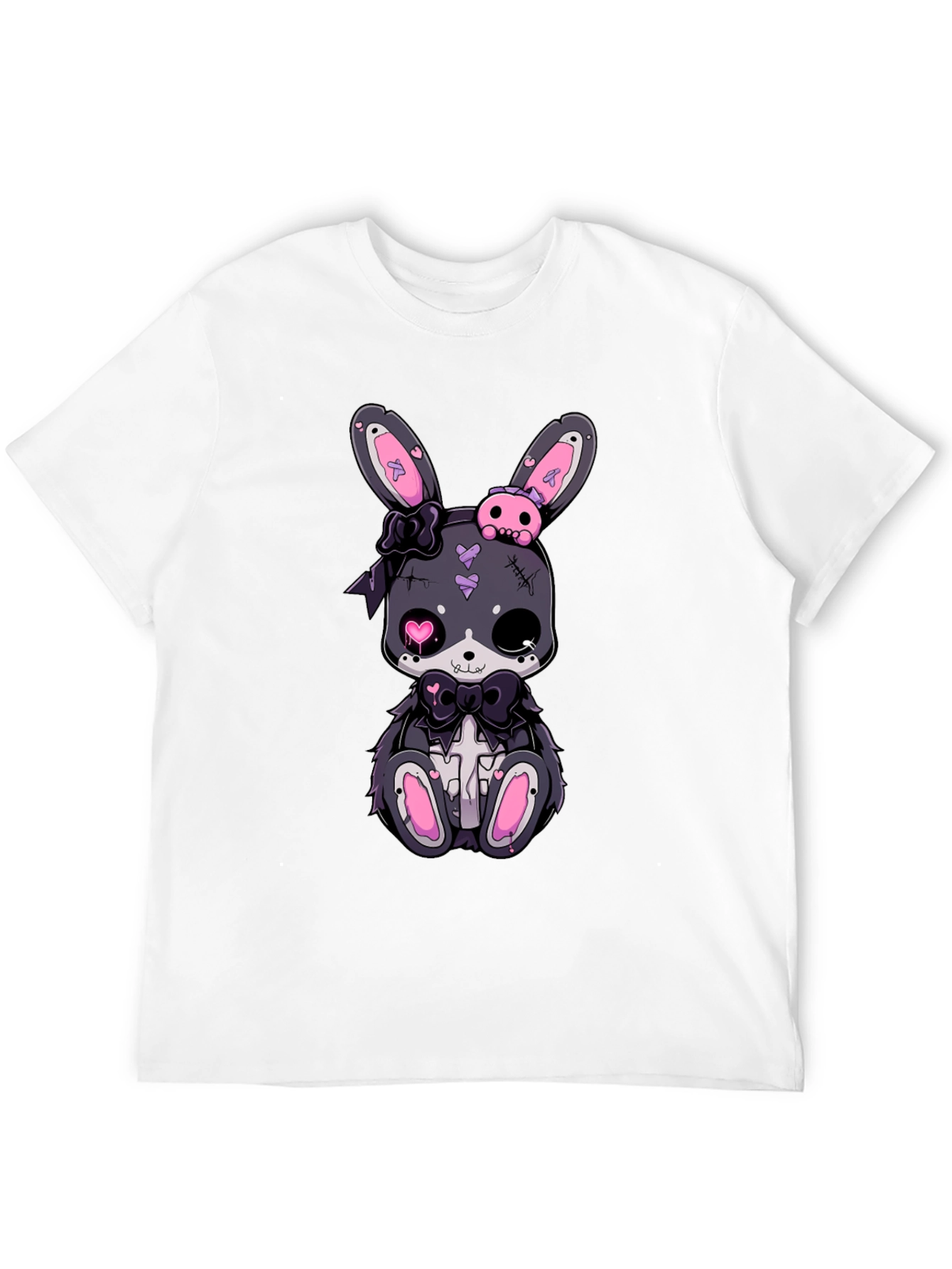 Gothic Bunny T-Shirt - Cute Creepy Style