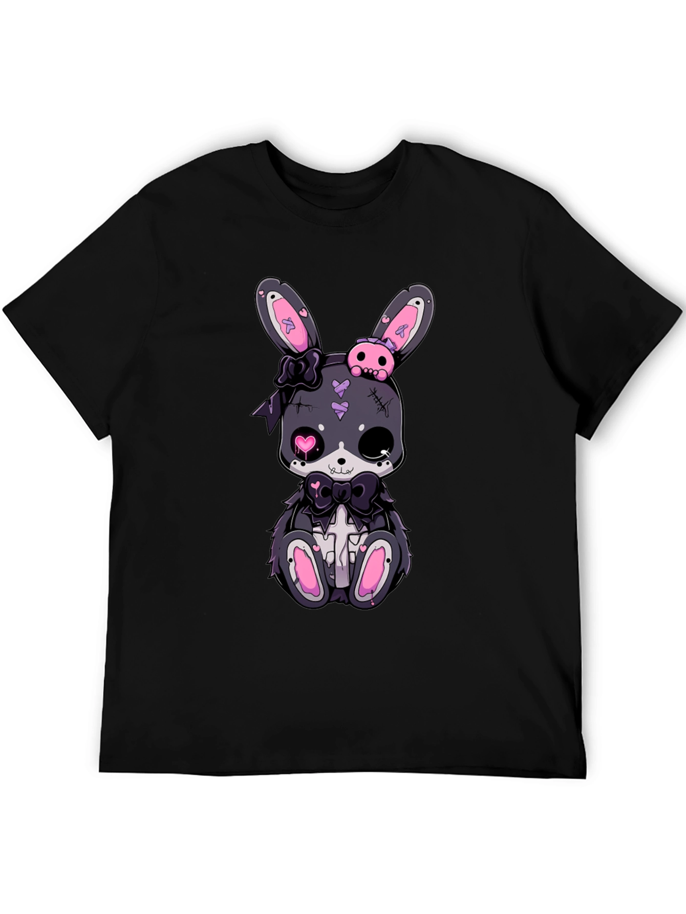 Gothic Bunny T-Shirt - Cute Creepy Style