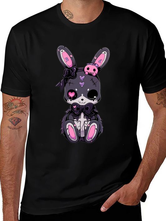 Gothic Bunny T-Shirt - Cute Creepy Style