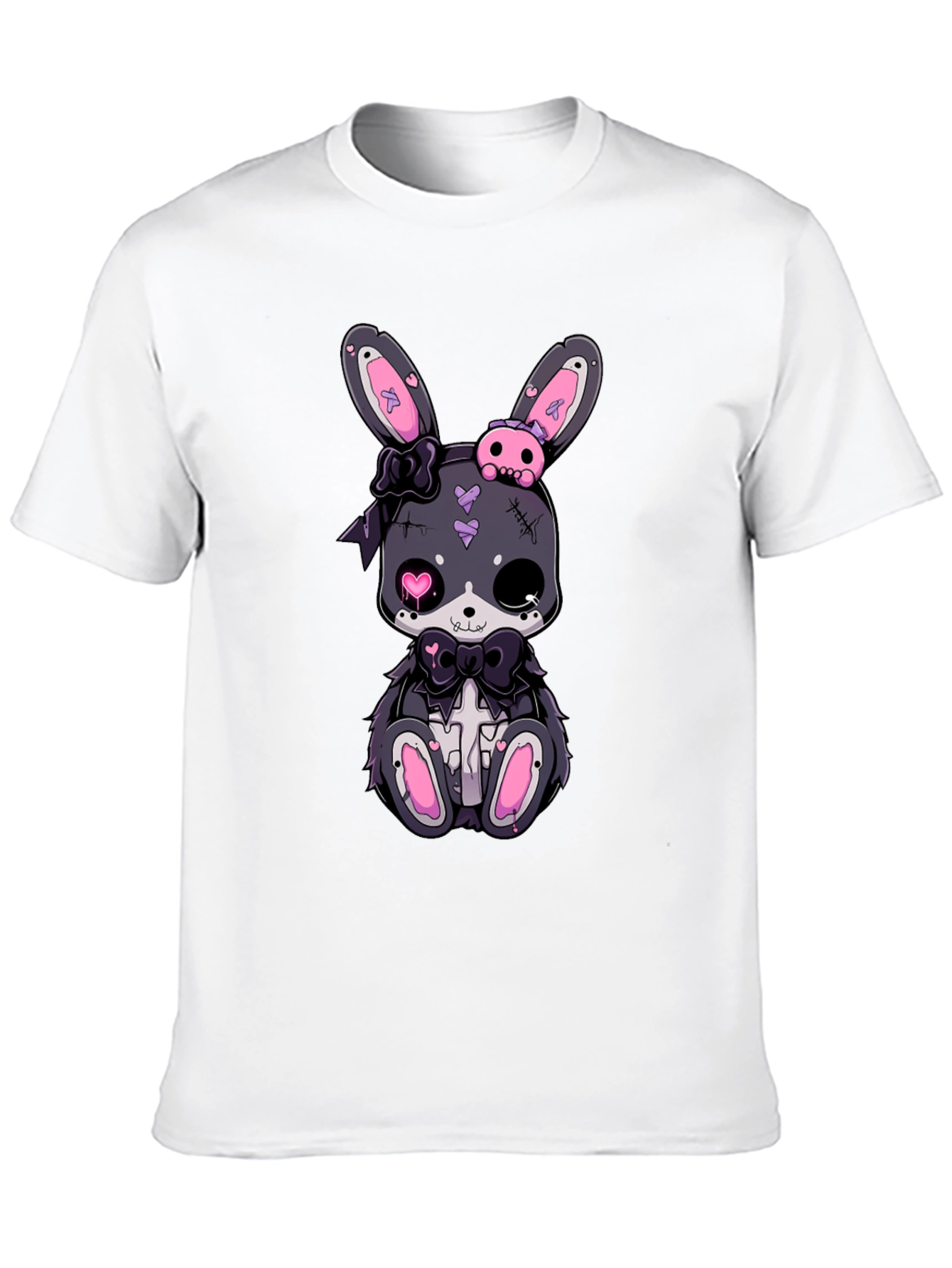 Gothic Bunny T-Shirt - Cute Creepy Style