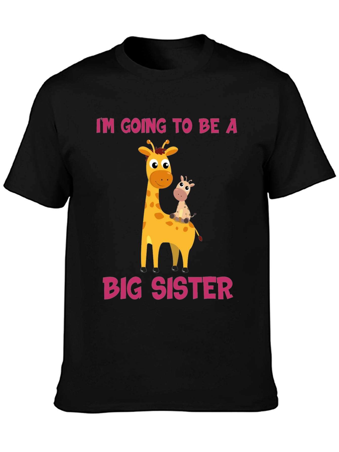 Im Going To Be A Big Sister Giraffe T-Shirt