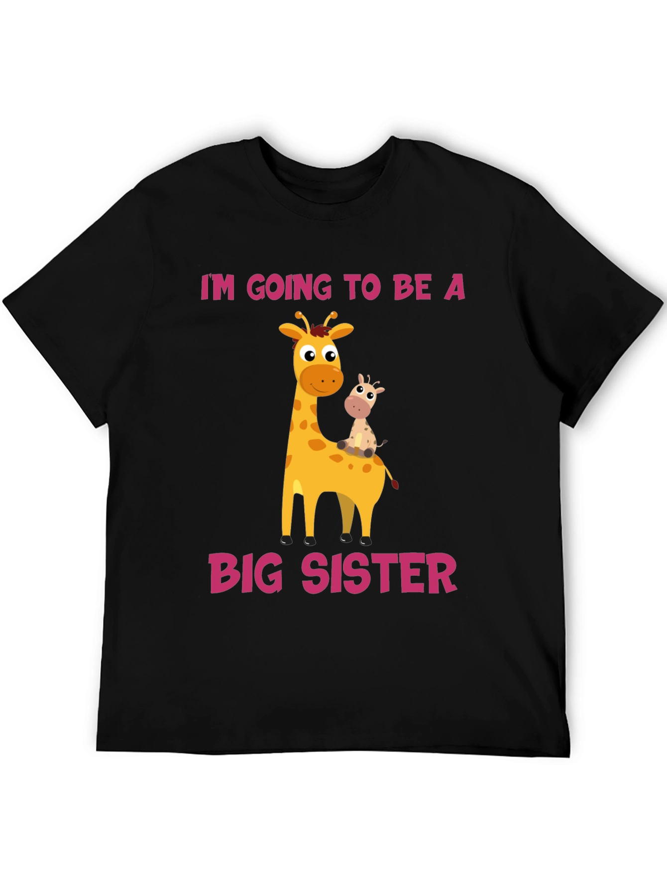 Im Going To Be A Big Sister Giraffe T-Shirt