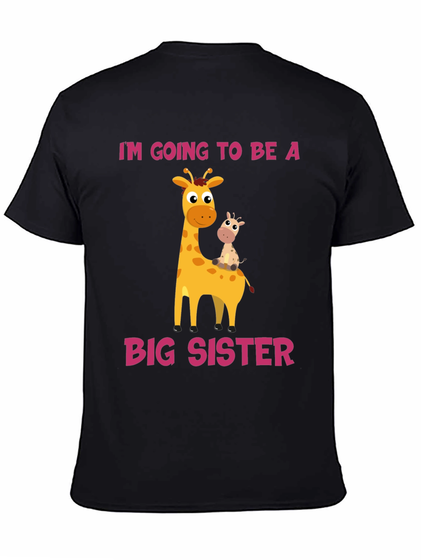 Im Going To Be A Big Sister Giraffe T-Shirt