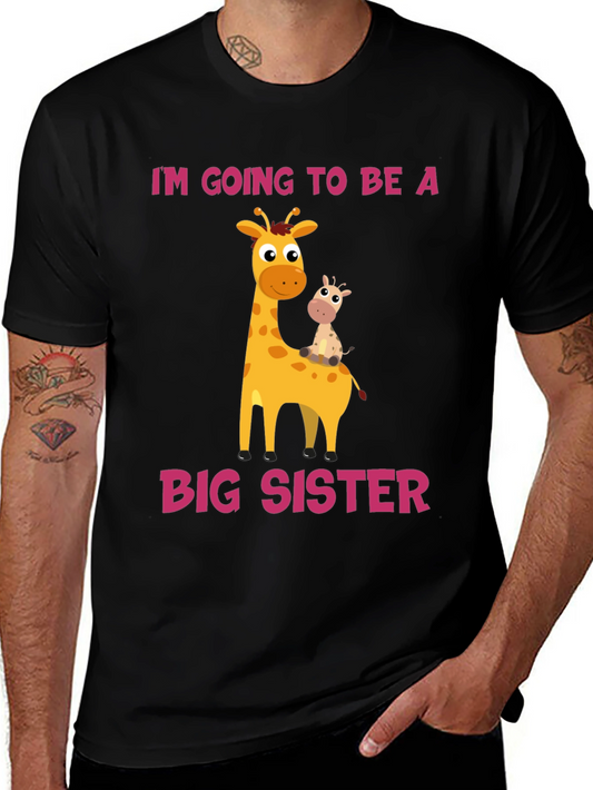 Im Going To Be A Big Sister Giraffe T-Shirt