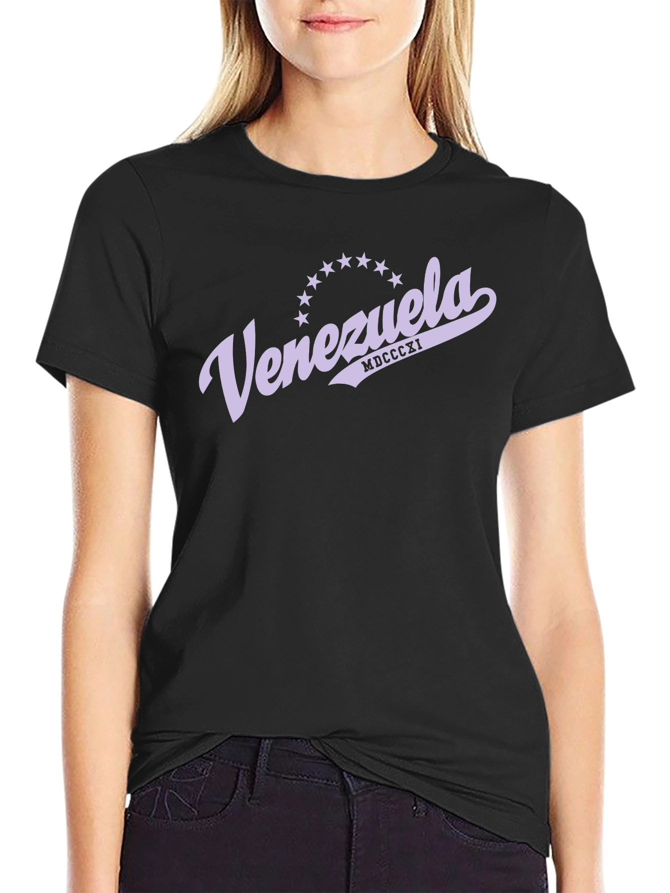 Venezuela Pride Black T-Shirt