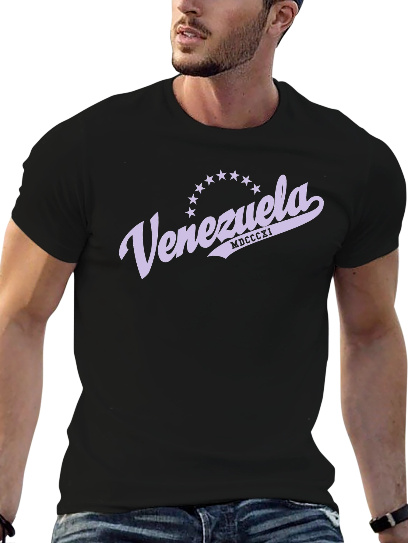 Venezuela Pride Black T-Shirt