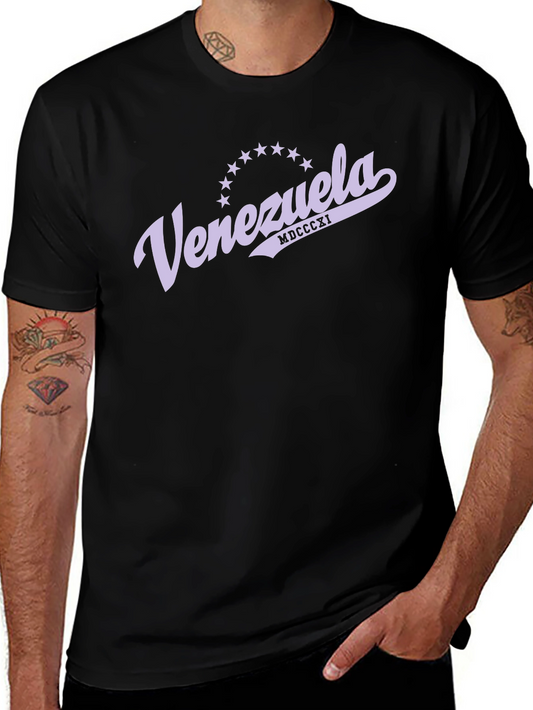 Venezuela Pride Black T-Shirt