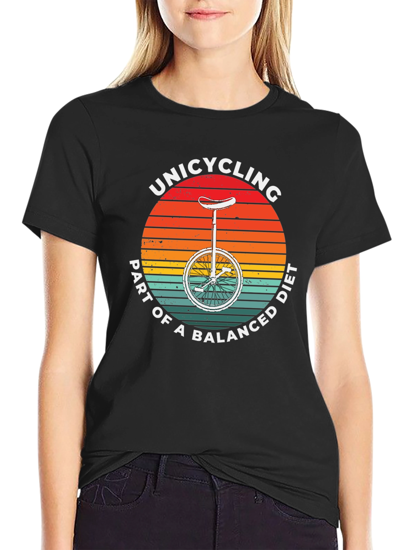 Unicycling Balanced Diet Graphic Tee
