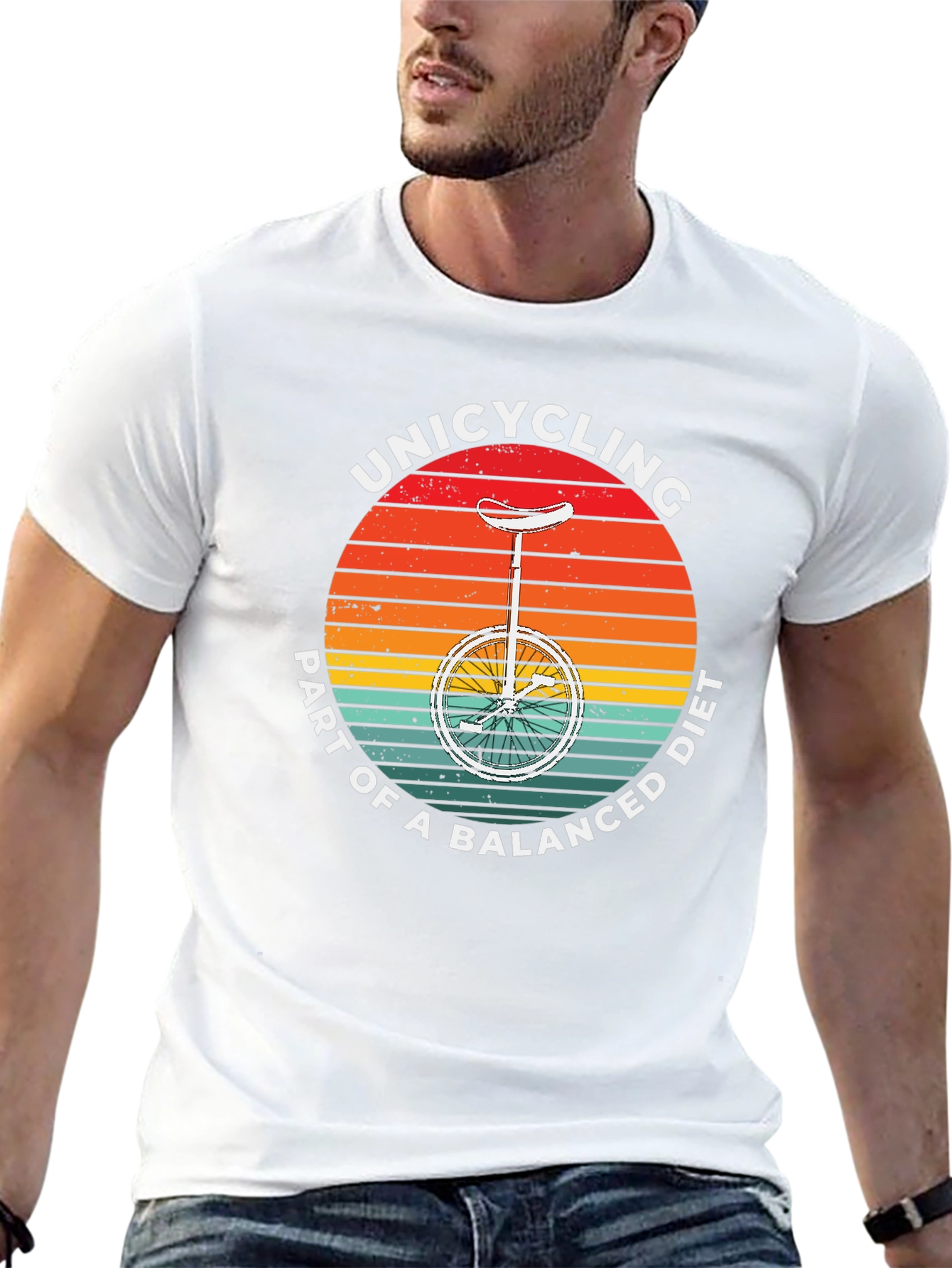 Unicycling Balanced Diet Graphic Tee