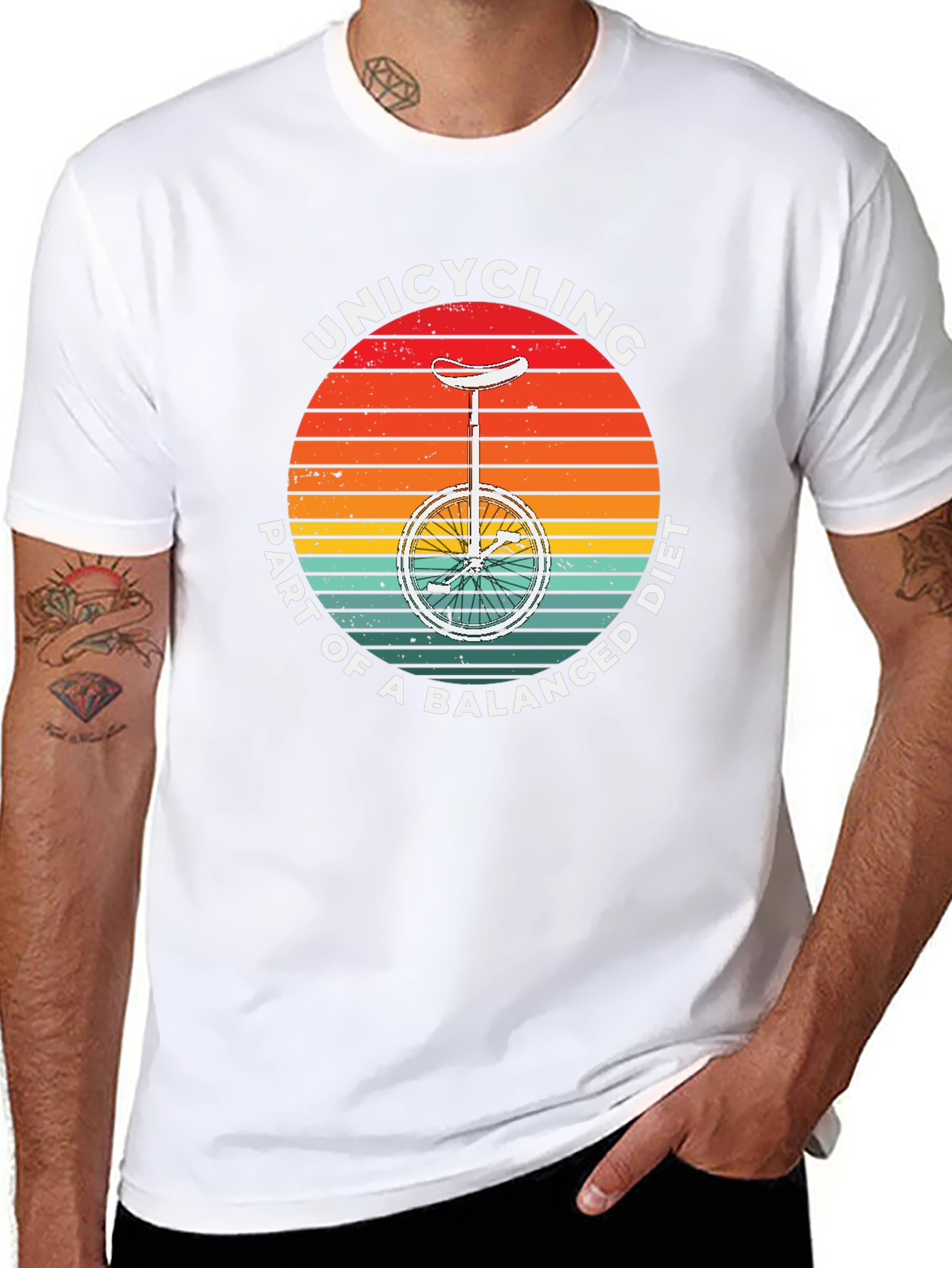 Unicycling Balanced Diet Graphic Tee