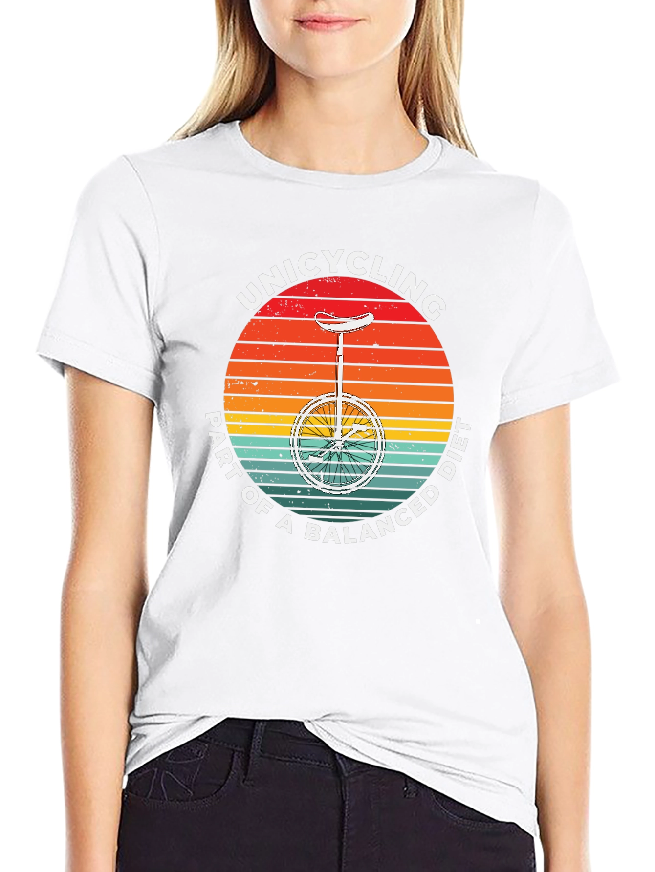 Unicycling Balanced Diet Graphic Tee