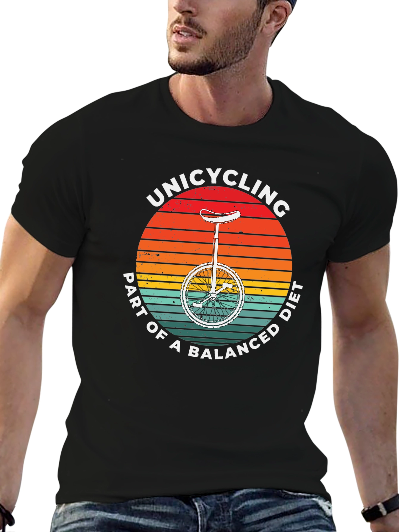 Unicycling Balanced Diet Graphic Tee