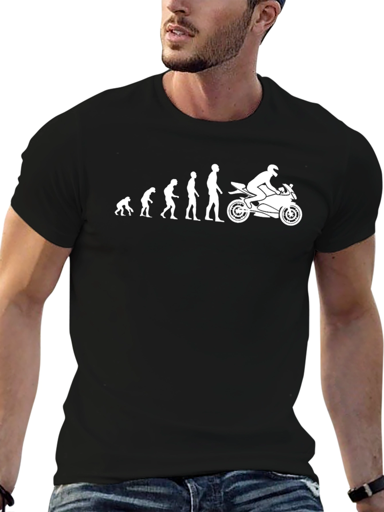 Motorcycle Evolution T-Shirt - Biker Tee
