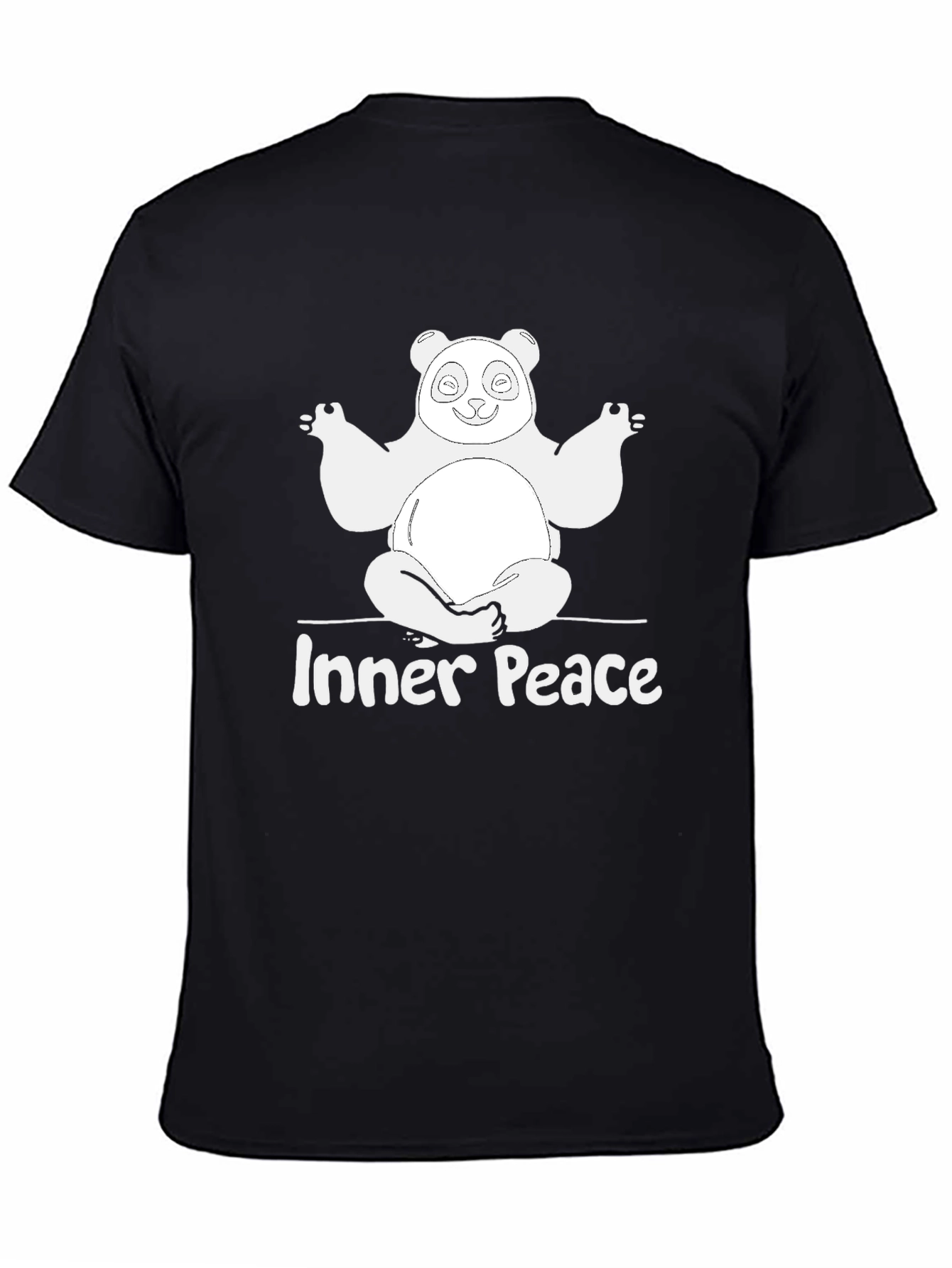 Inner Peace Panda Graphic Tee - Relaxed Fit
