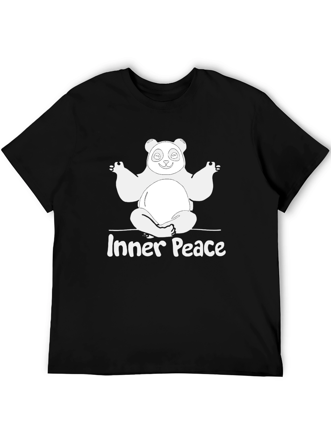 Inner Peace Panda Graphic Tee - Relaxed Fit