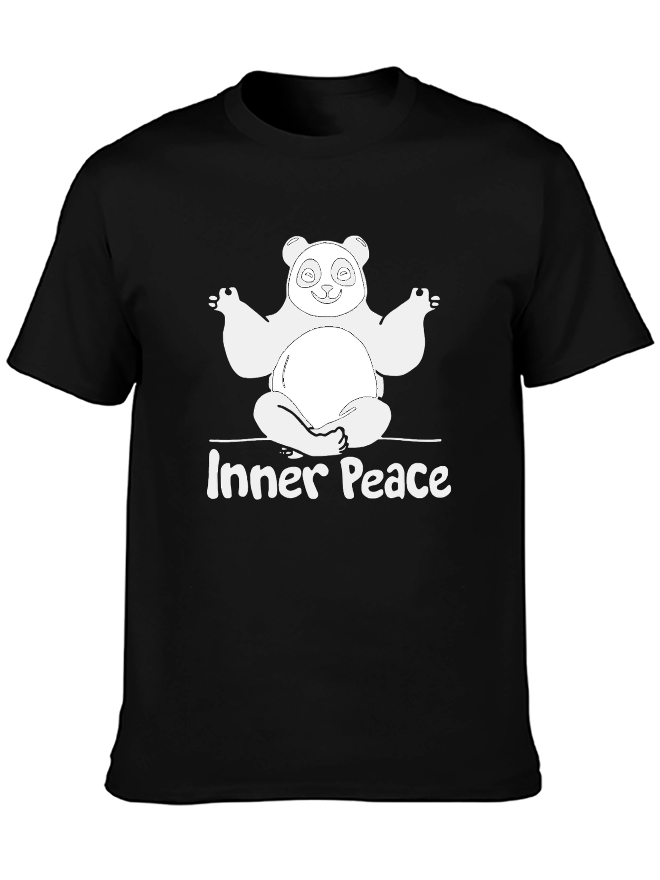 Inner Peace Panda Graphic Tee - Relaxed Fit