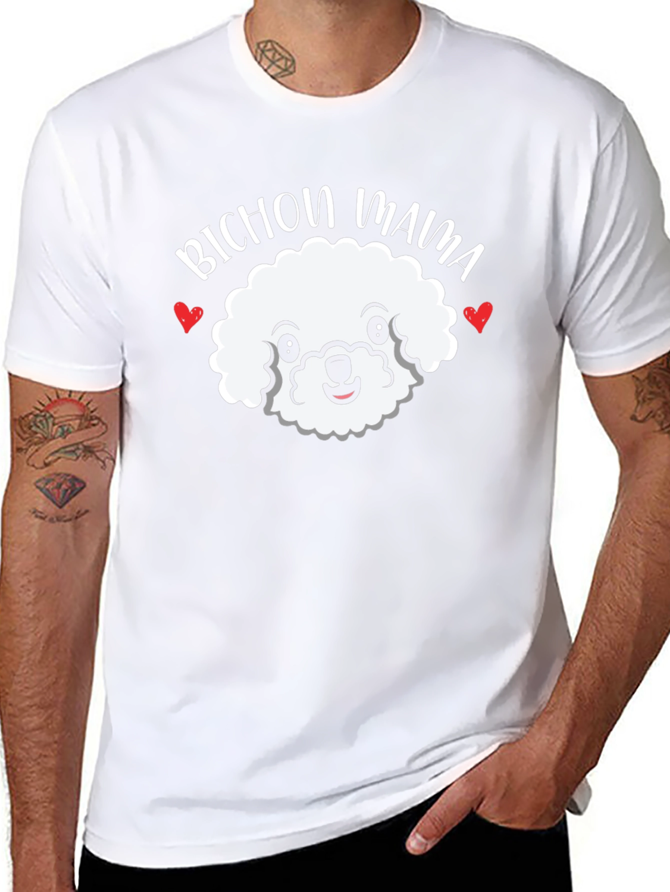 Bichon Mama T-Shirt - Cute Dog Lover Tee