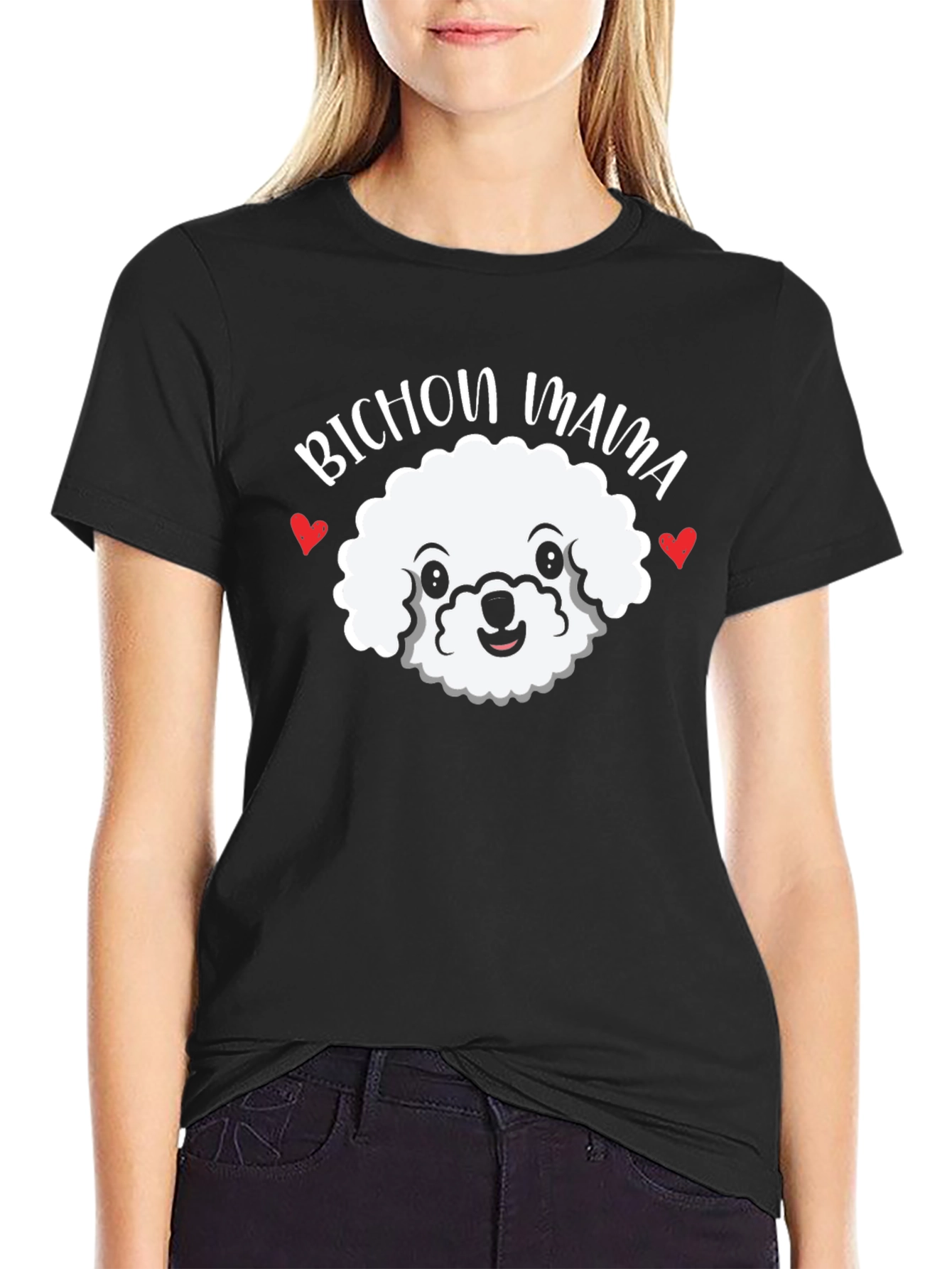 Bichon Mama T-Shirt - Cute Dog Lover Tee
