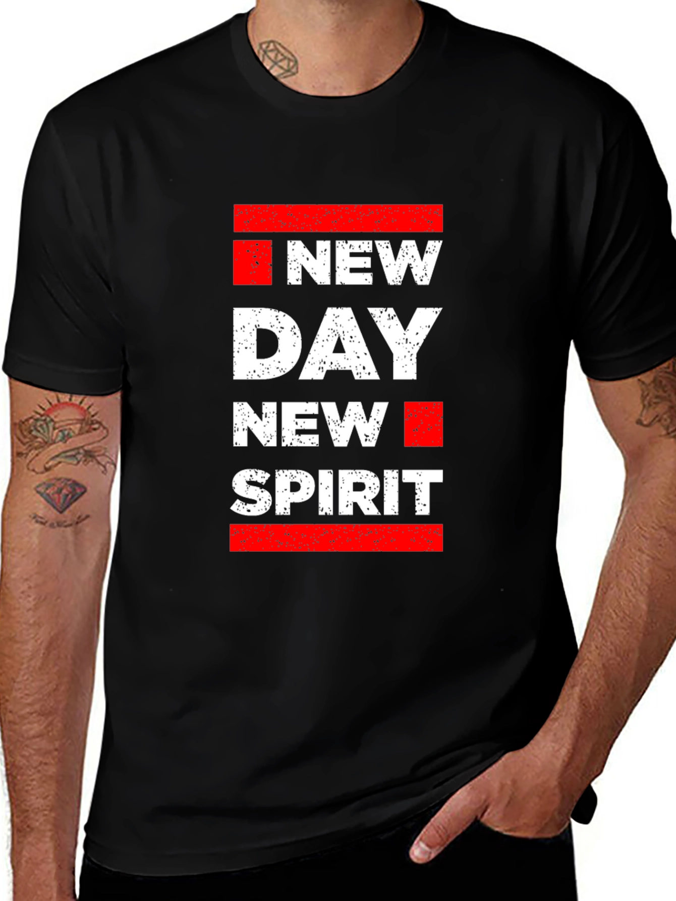 New Day New Spirit Graphic Tee