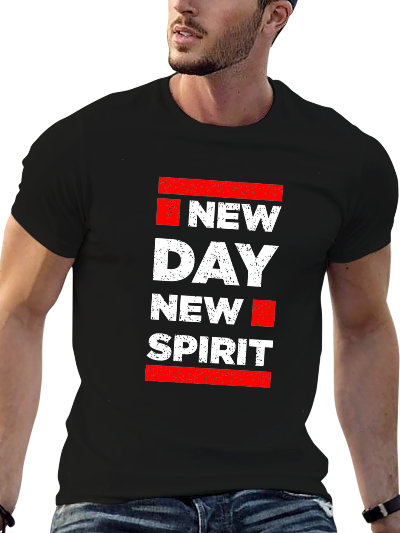 New Day New Spirit Graphic Tee
