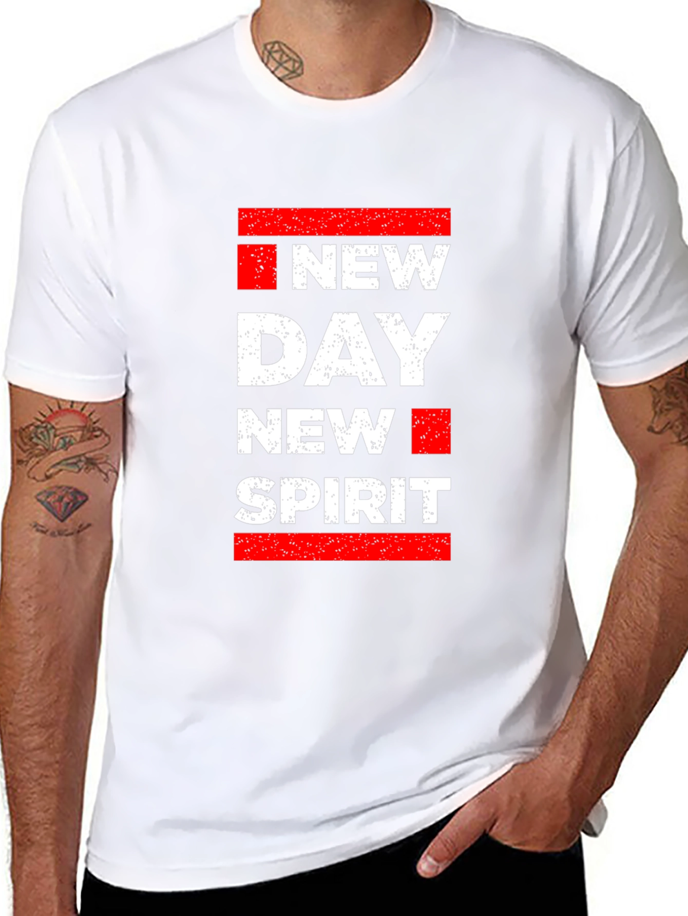 New Day New Spirit Graphic Tee