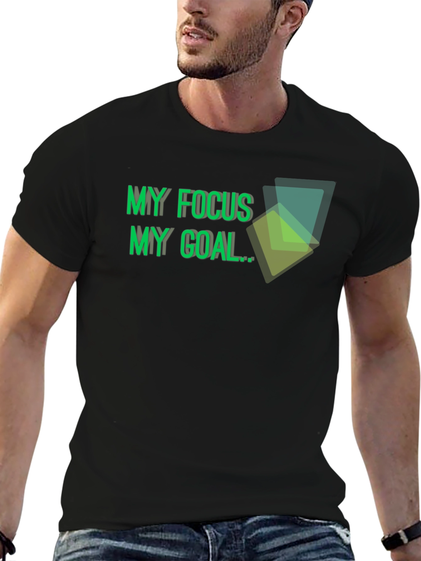 Focus Goal T-Shirt Motivational Graphic Tee