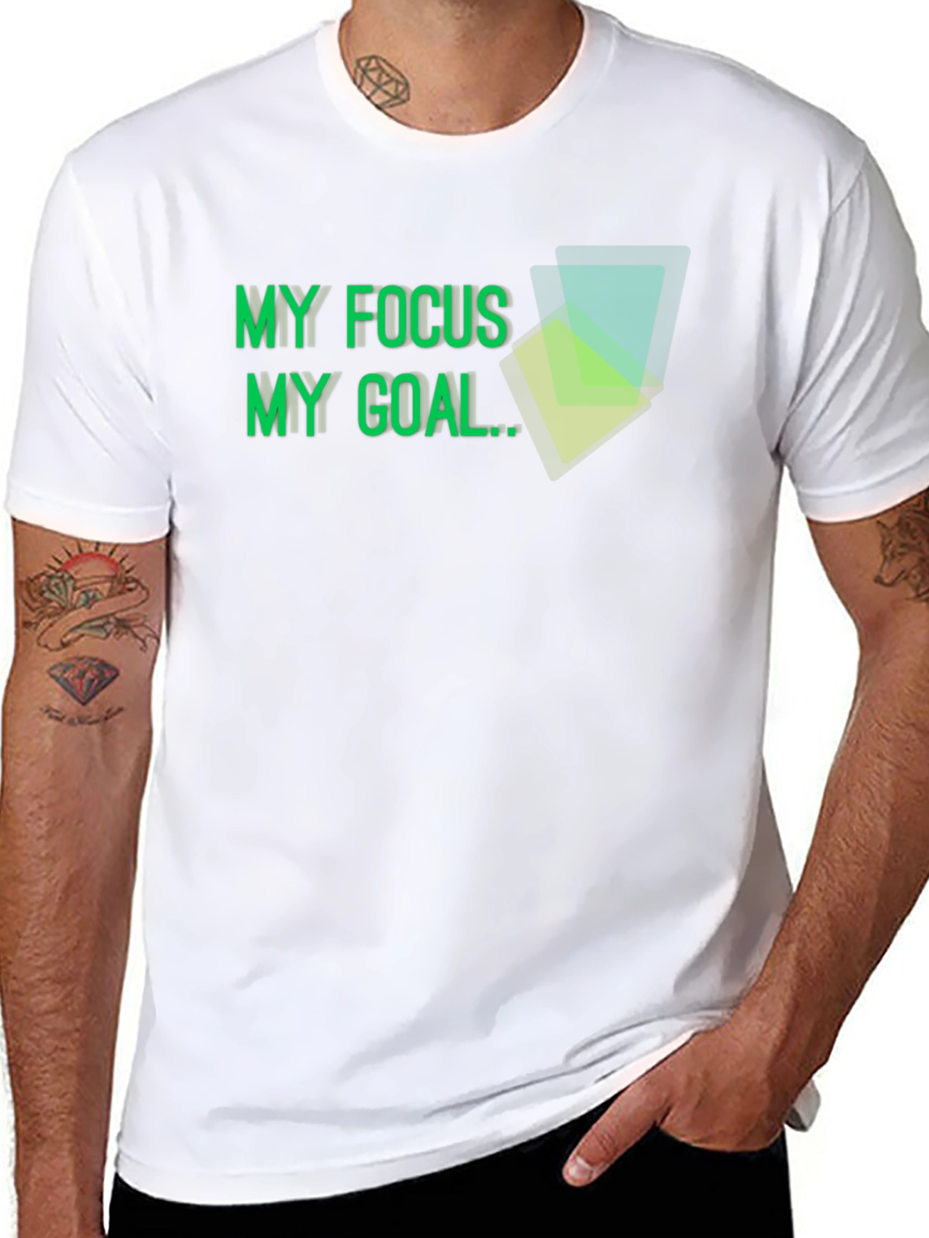 Focus Goal T-Shirt Motivational Graphic Tee