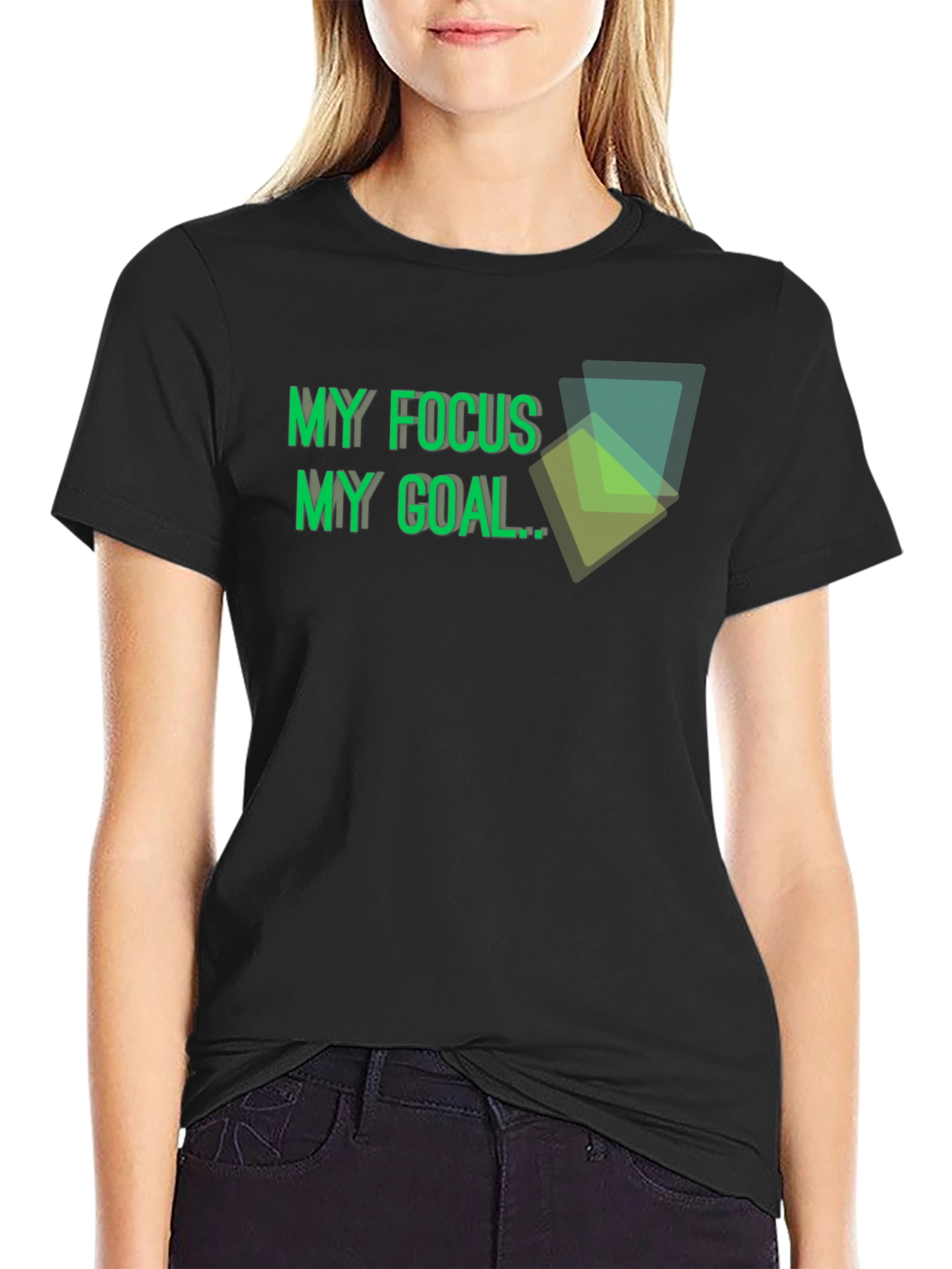 Focus Goal T-Shirt Motivational Graphic Tee