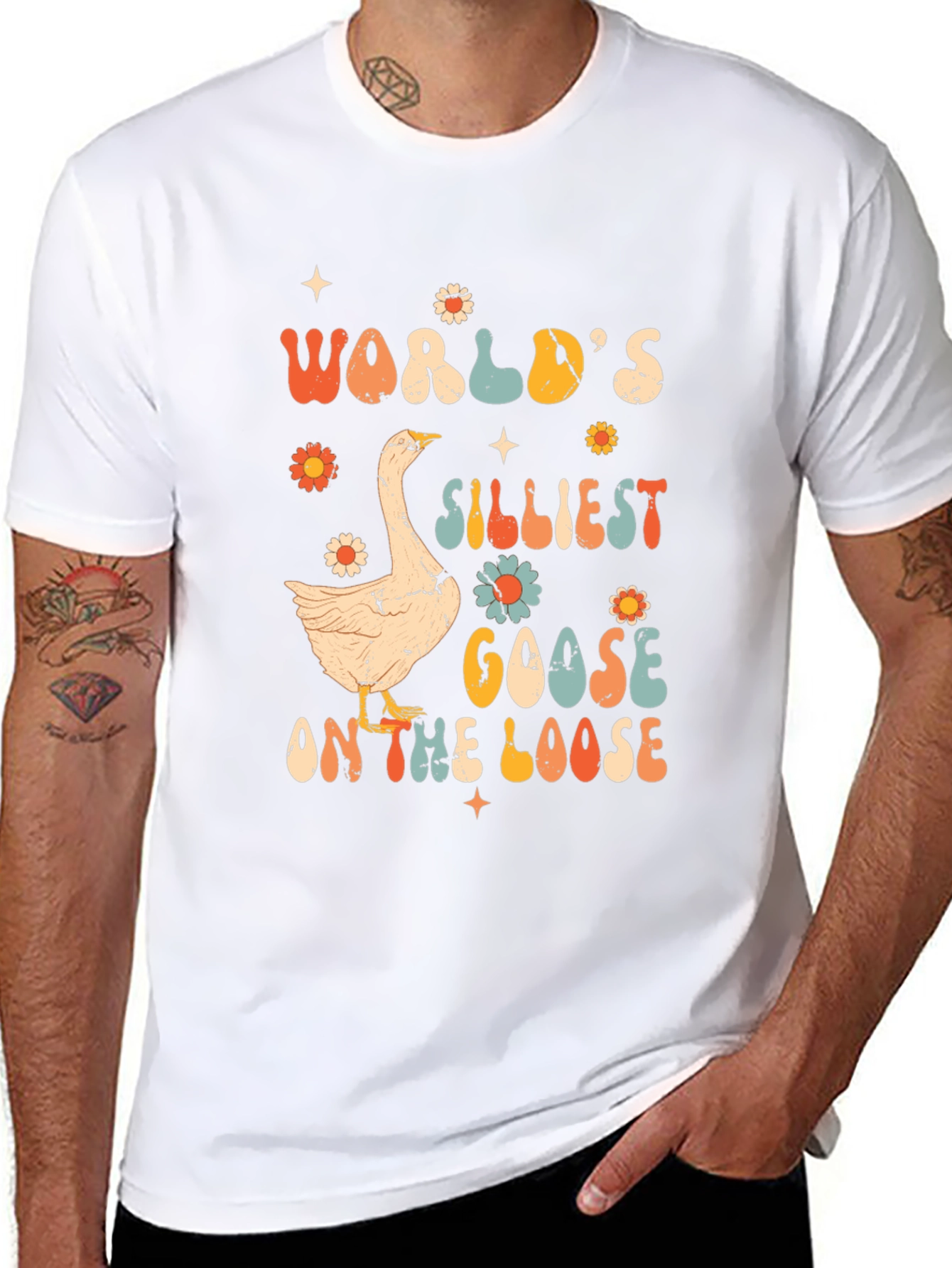 Silliest Goose T-Shirt - Retro Style