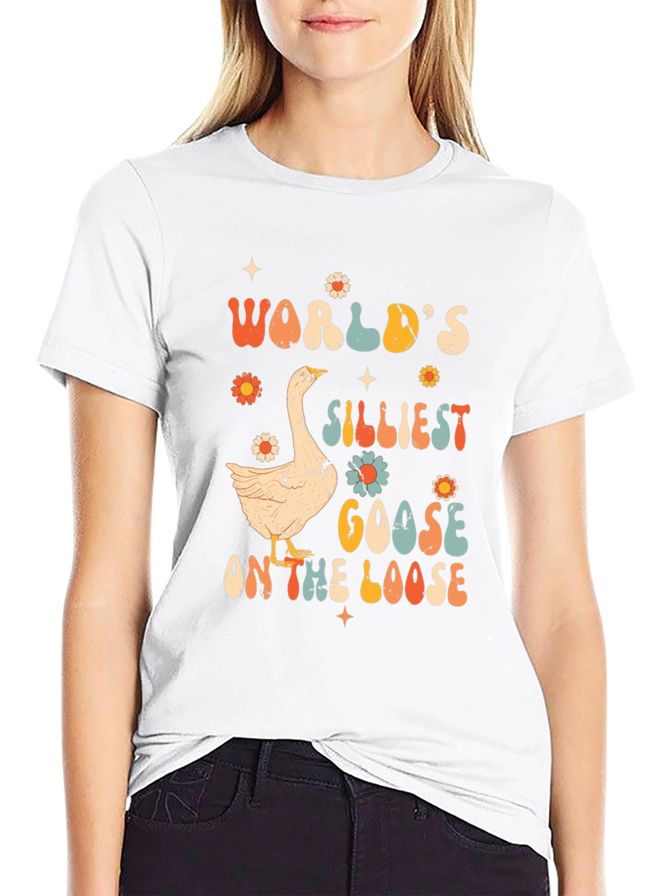 Silliest Goose T-Shirt - Retro Style
